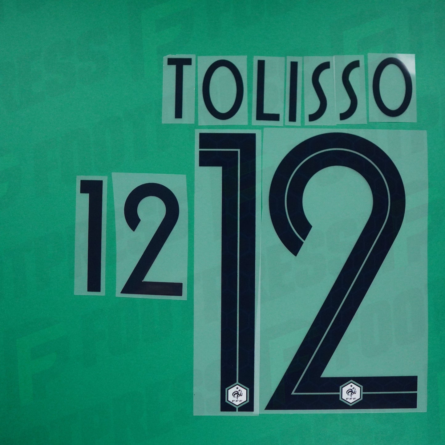 Official Nameset - France 1 star, Tolisso, WC 2018, Away, Blue,