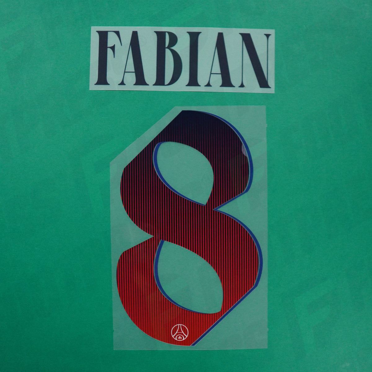 Flocage Officiel - Paris Saint-Germain, Fabian, 2026/2027, Away LDC, Bleu foncé/Rouge