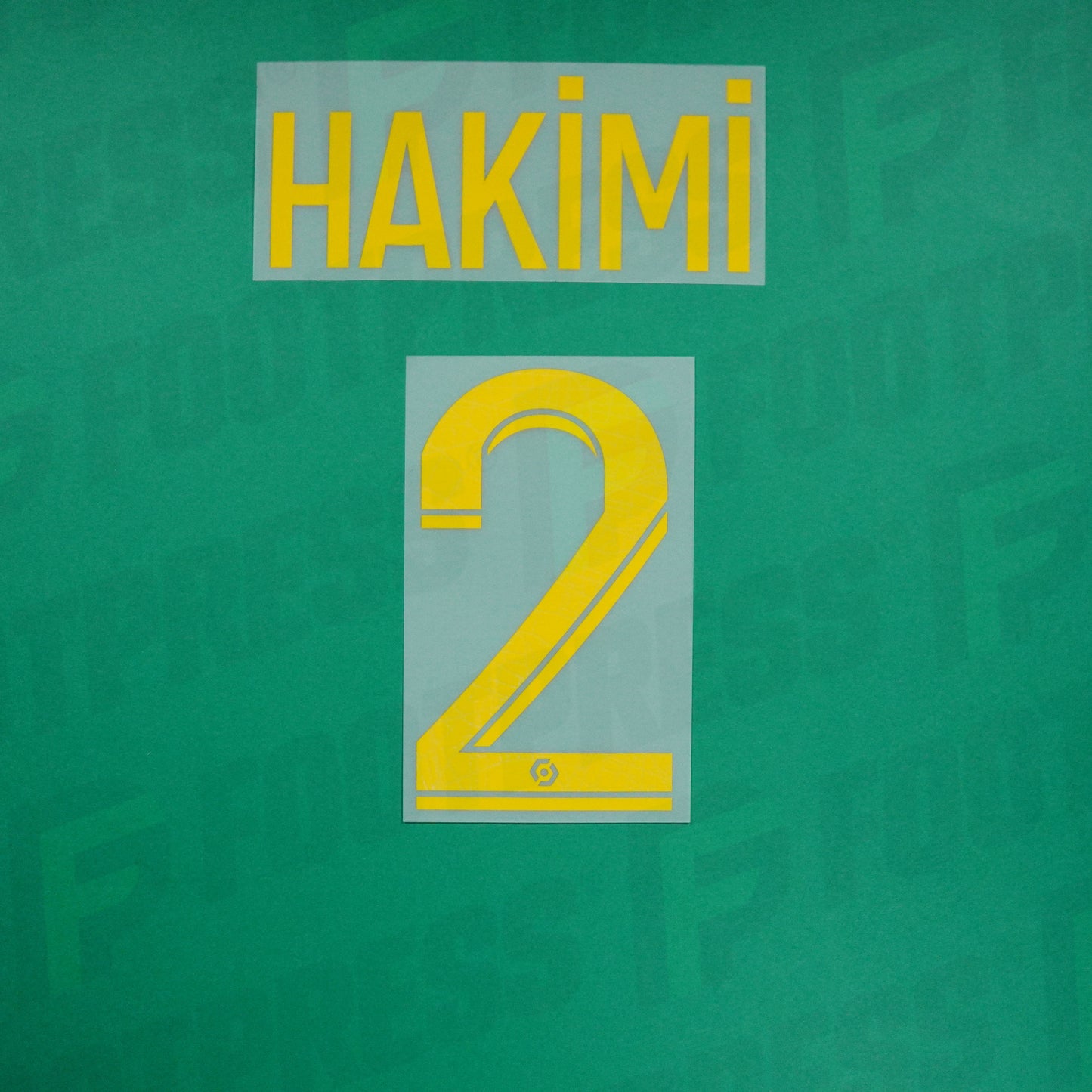 Flocage Officiel - Paris Saint-Germain Enfant, Hakimi, 2022/2023, Fourth JUNIOR, Jaune (PSG)