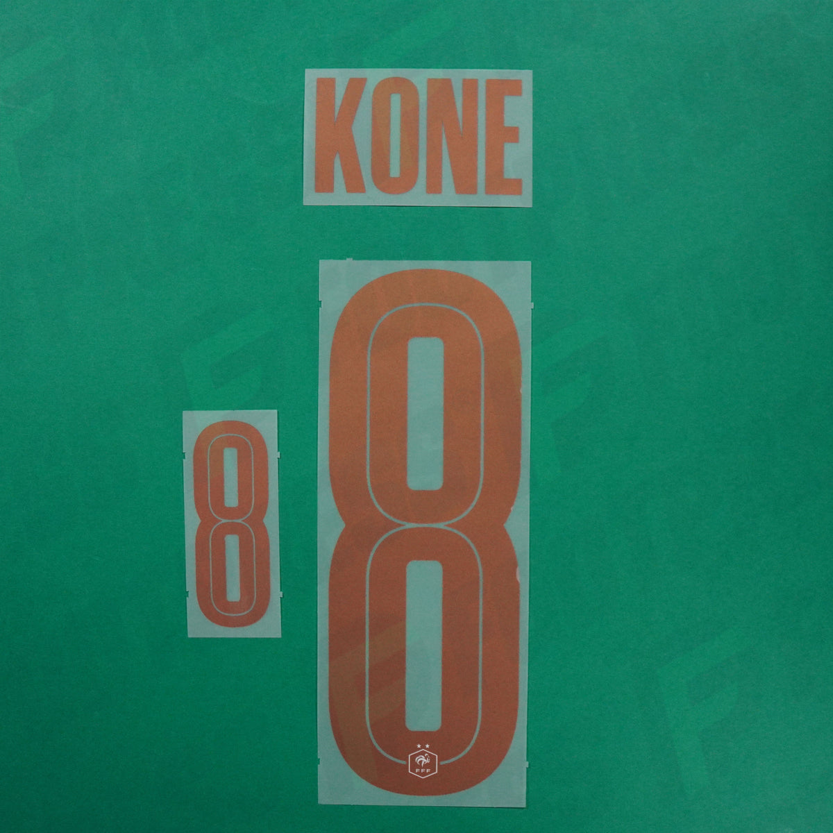 Flocage Officiel - France, Koné, 2026, Away, Doré