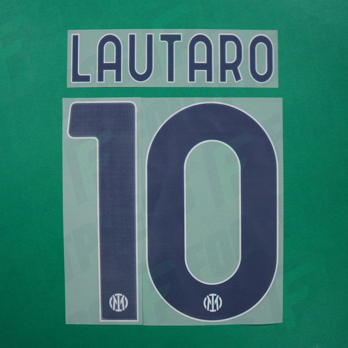 Flocage Officiel - Inter Milan, Lautaro Martinez, 2026/2027, Away, Bleu foncé/Blanc