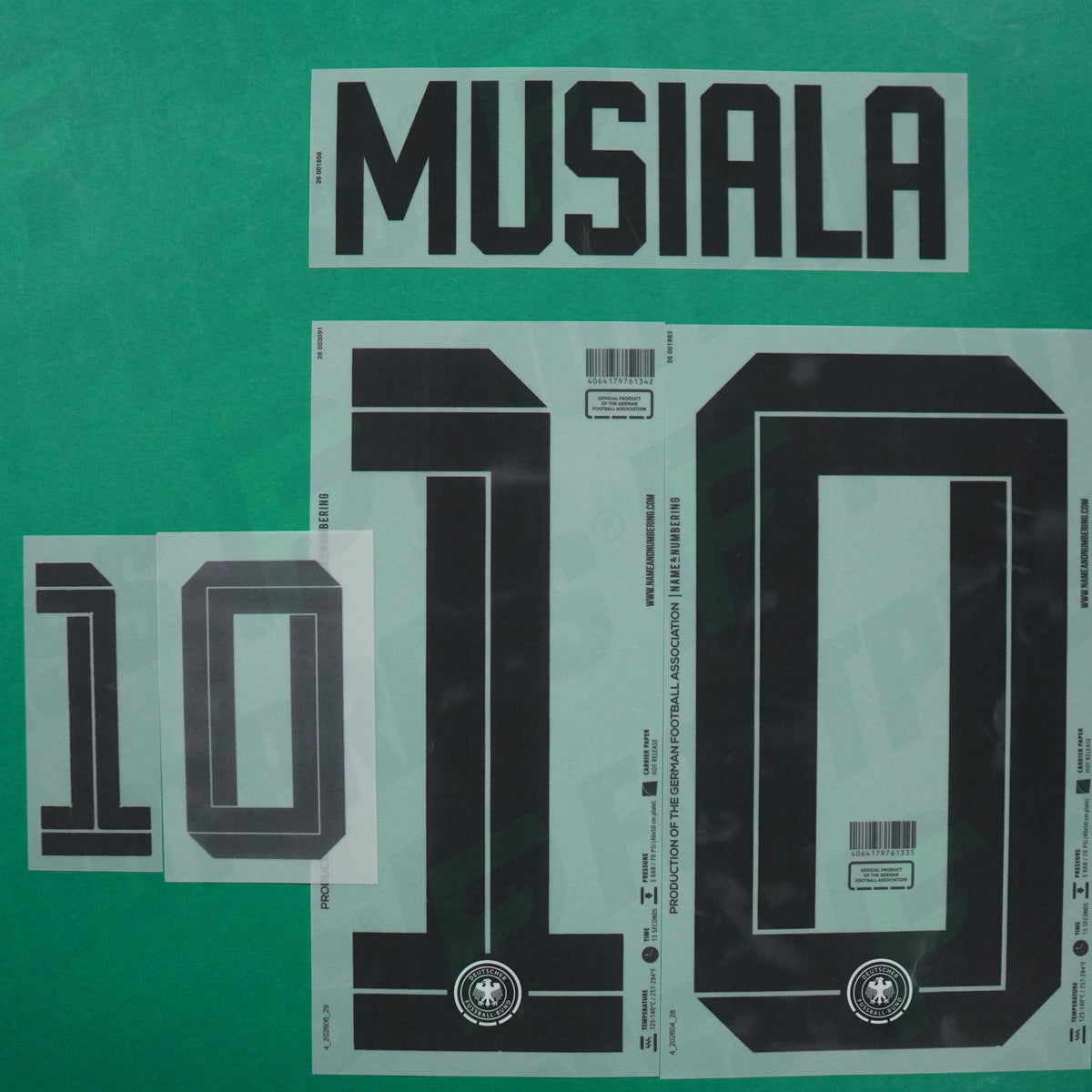 Flocage Officiel - Allemagne, Musiala, 2026, Home, Noir