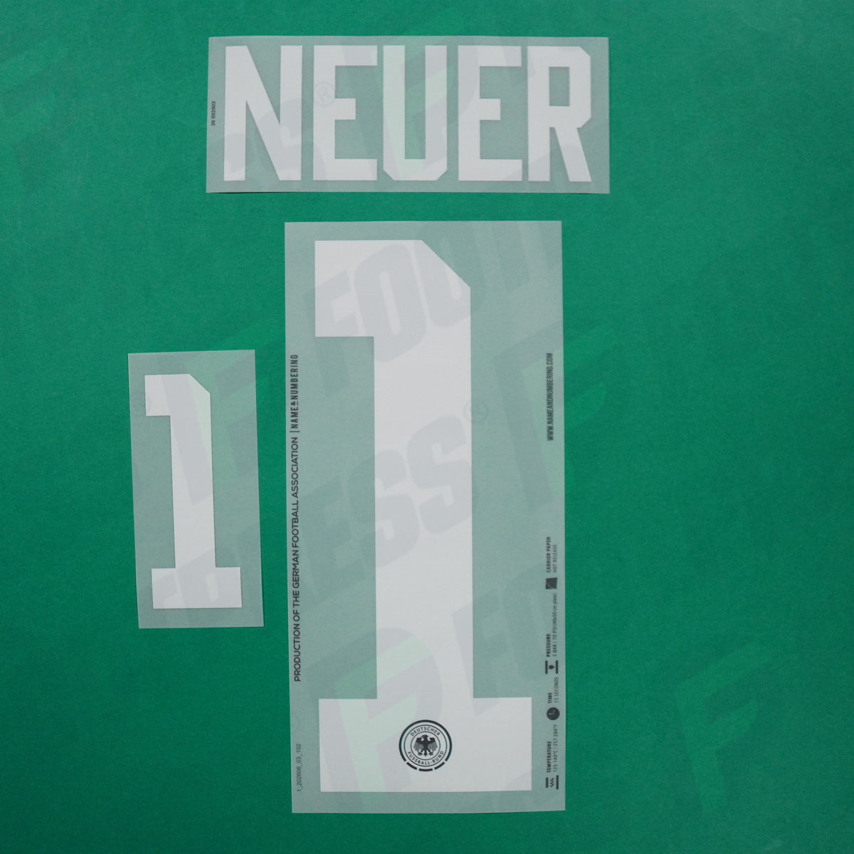 Flocage Officiel - Allemagne, Neuer, 2026, GK, Blanc