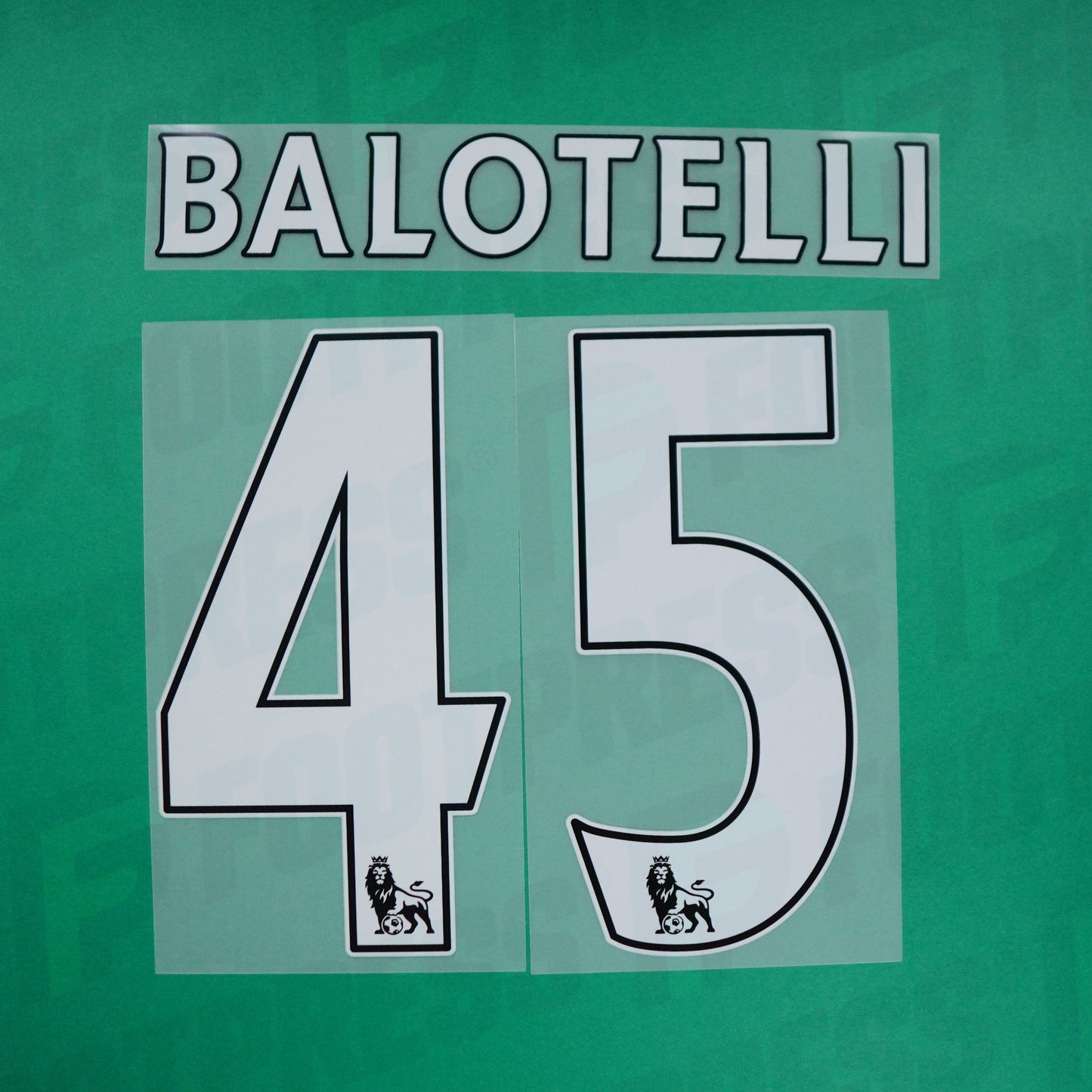 Official Nameset - Manchester City, Balotelli, 2011/2012, Away, White