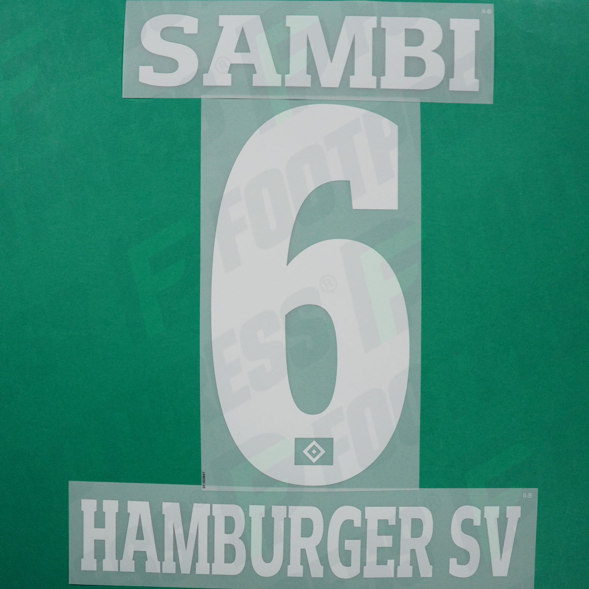 Flocage Officiel - Hambourg SV, Sambi, 2025/2026, Away/Third, Blanc