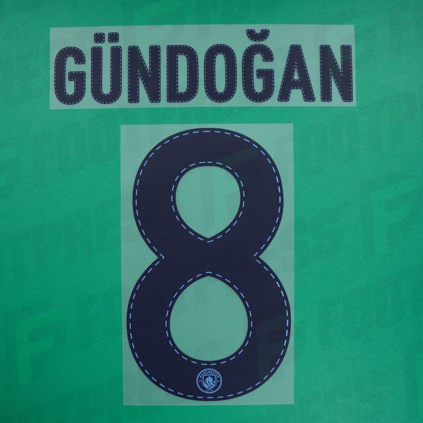 Flocage Officiel - Manchester City, Gundogan, 2022/2023, Home Europe, Bleu