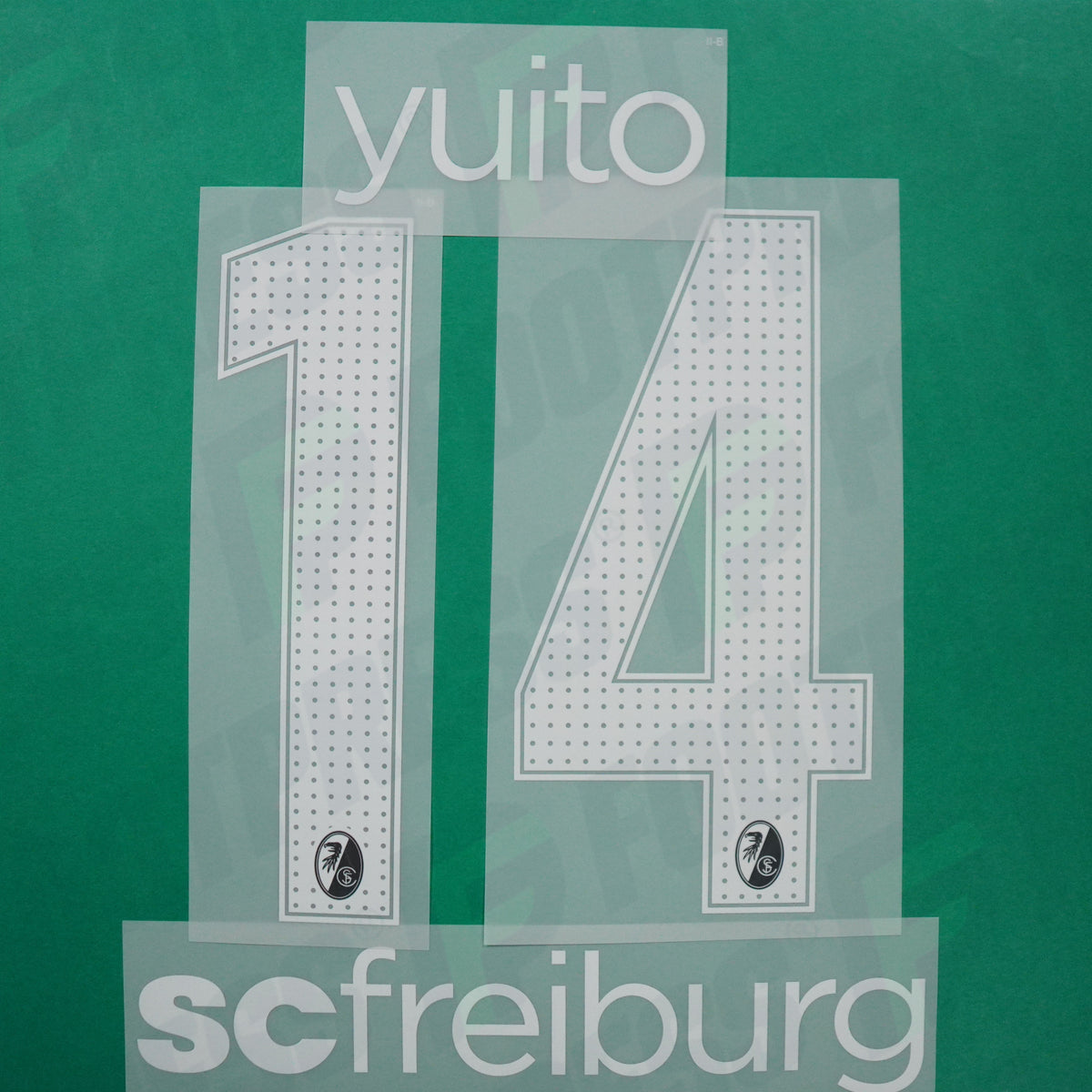Flocage Officiel - SC Freiburg, Yuito, 2025/2026, Away, Blanc