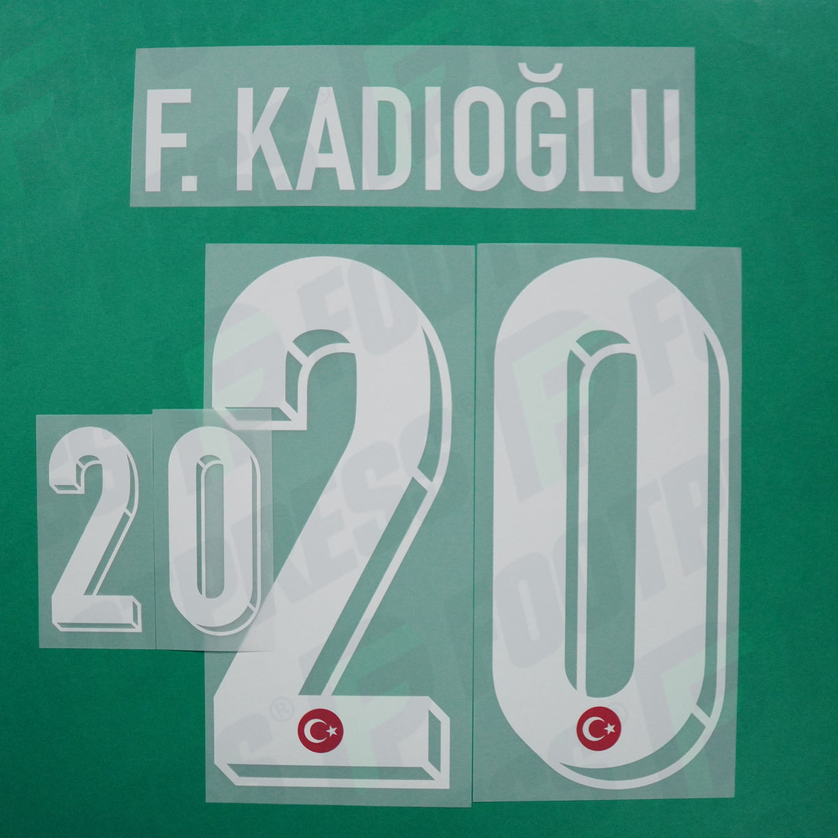 Flocage Officiel - Turquie, F. Kadıoğlu, 2026, Home, Blanc