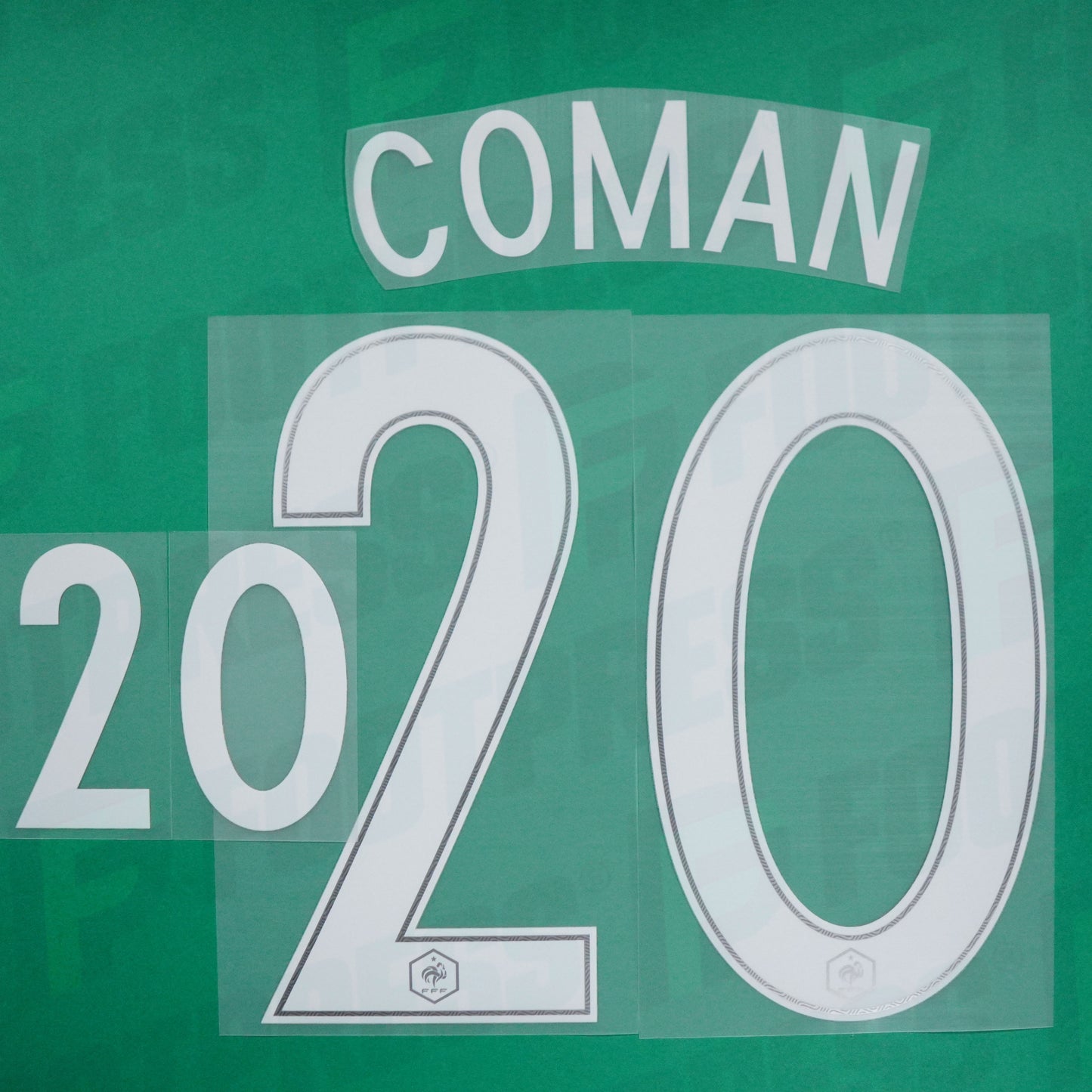 Flocage Officiel - France, Coman, 2016, Home, Blanc