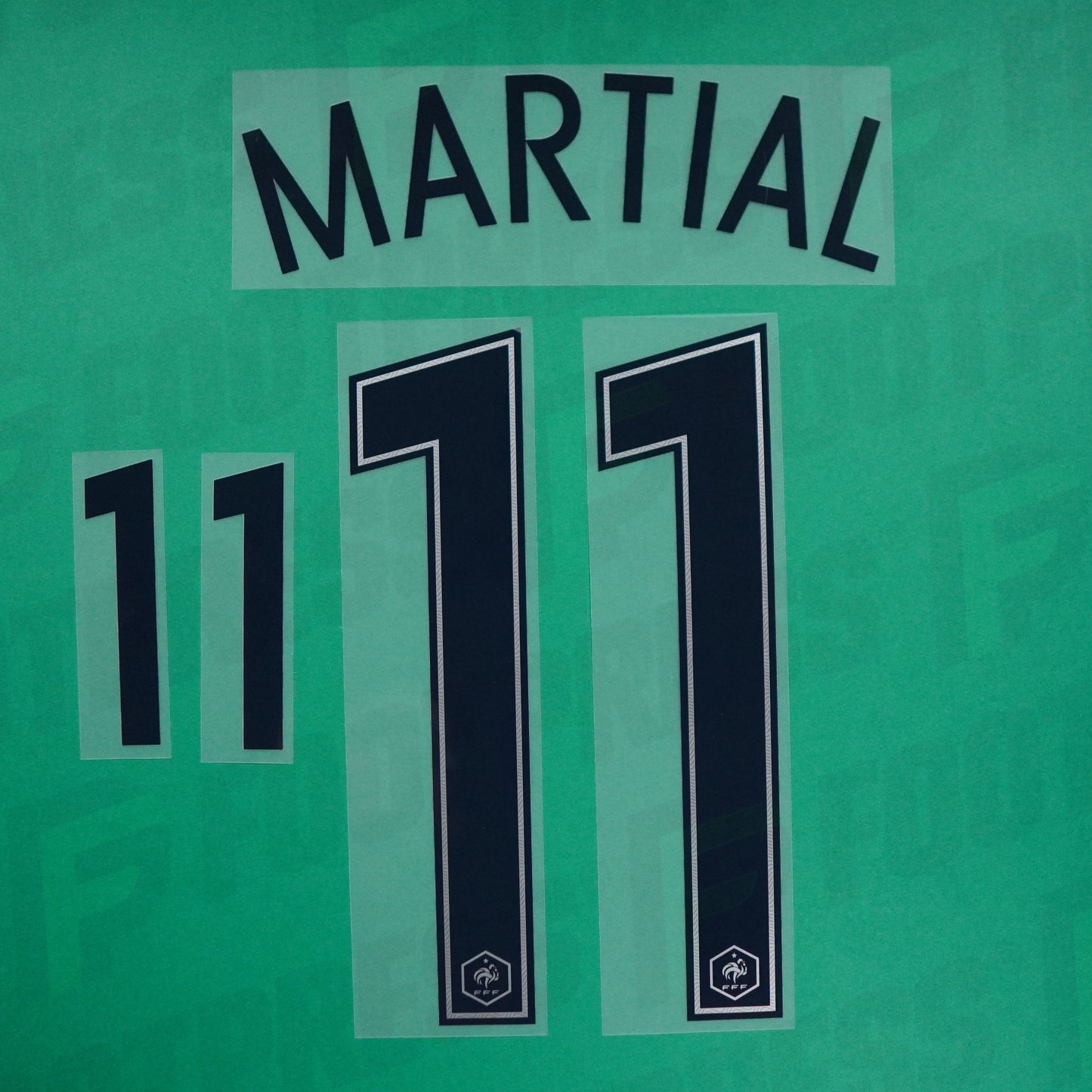 Flocage Officiel - France, Martial, 2016, Away, Bleu