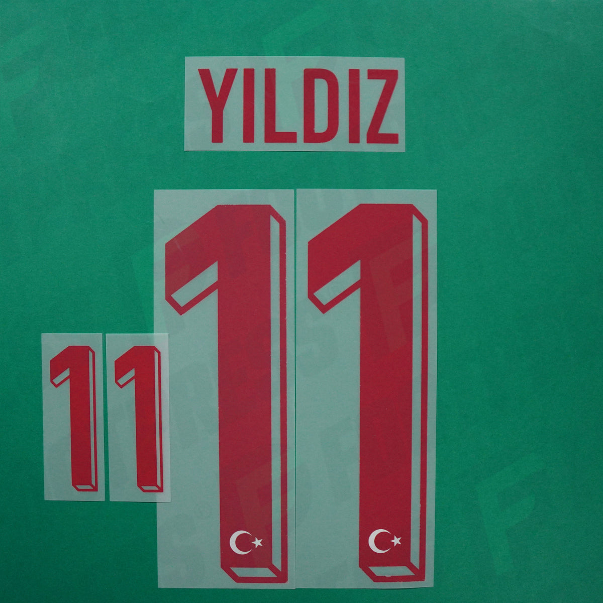Flocage Officiel - Turquie, Yıldız, 2026, Away, Rouge