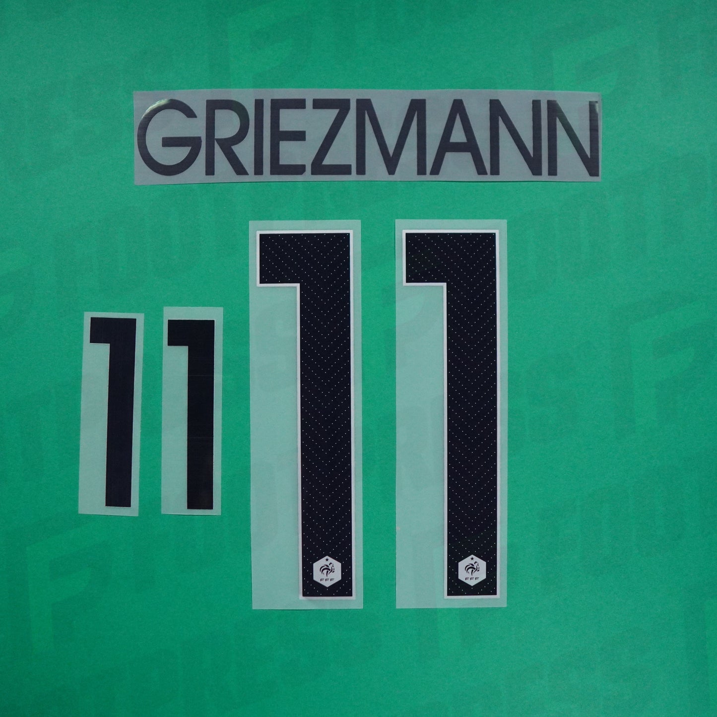 Official Nameset - France CHILD, Griezmann, WC 2014, Away JUNIOR, Blue,