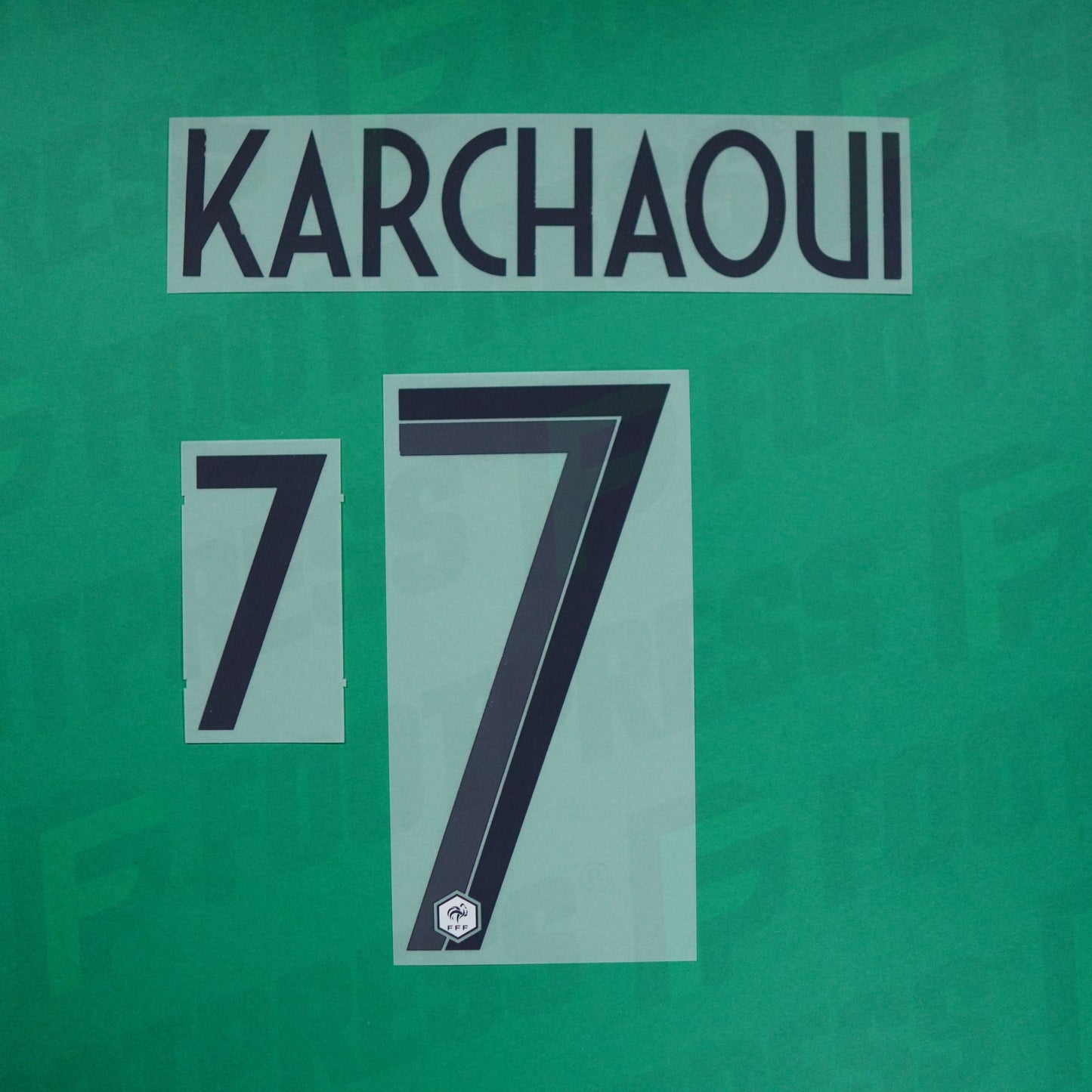 Official Nameset - France, Le Sommer, WC 2019, Away, Blue