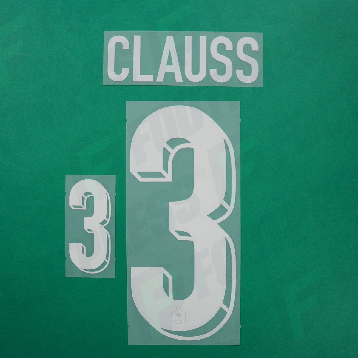 Flocage Officiel - France, Clauss 3, 2024, Home, Blanc