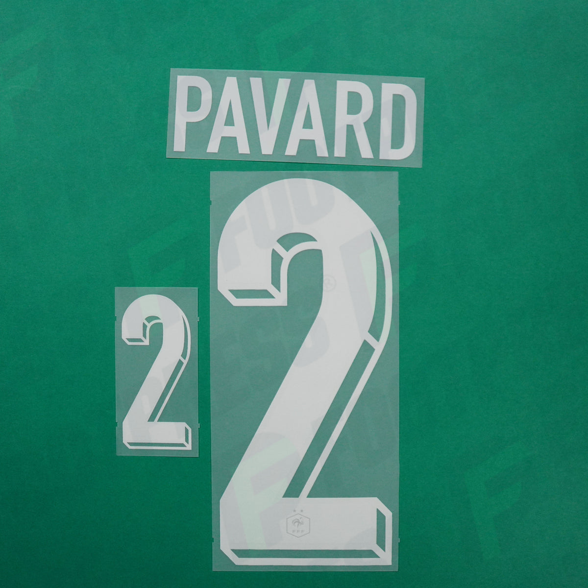 Flocage Officiel - France, Pavard, 2024, Home, Blanc