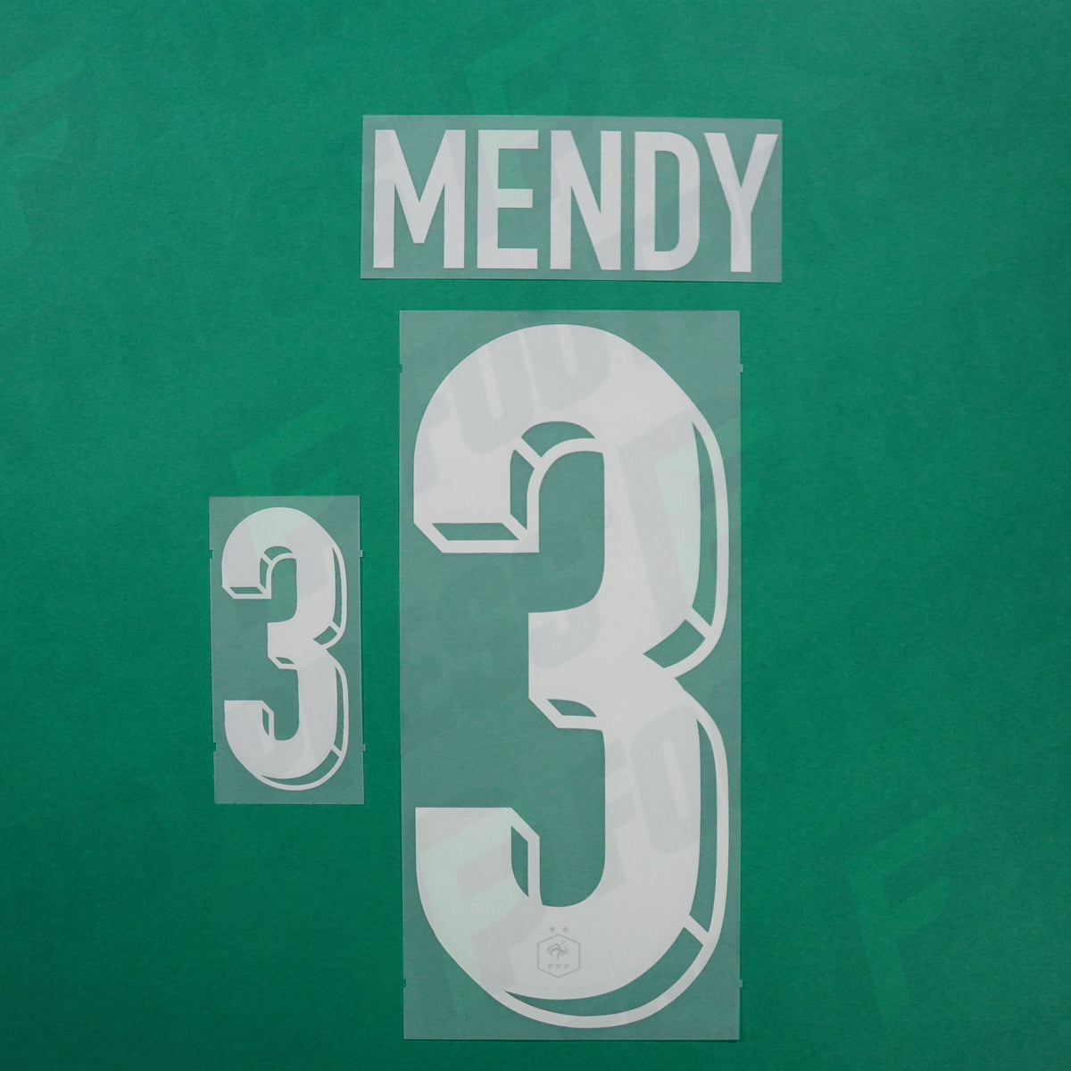 Flocage Officiel - France, Mendy, 2024, Home, Blanc