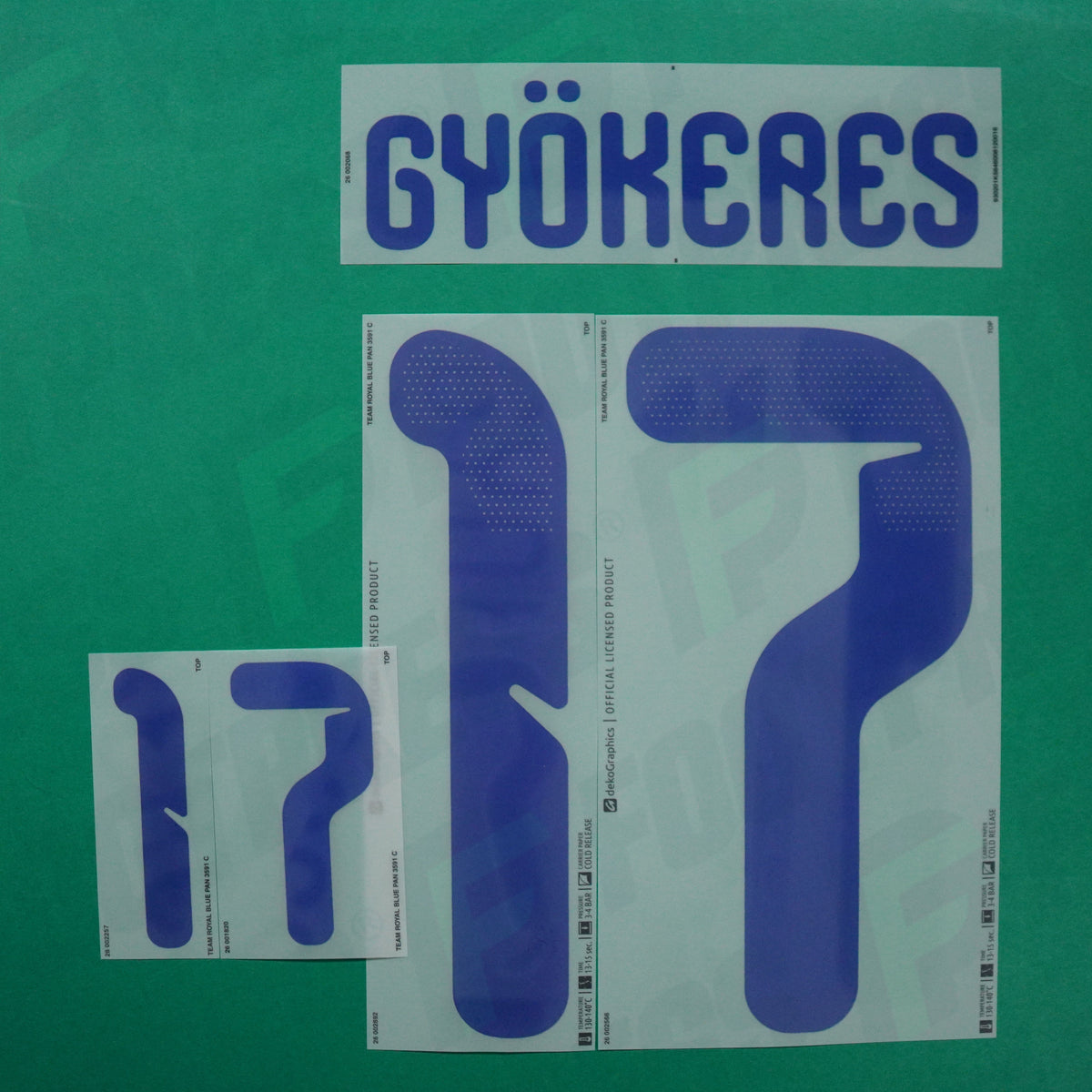Flocage Officiel - Suède, Gyökeres, 2026, Home, Bleu foncé