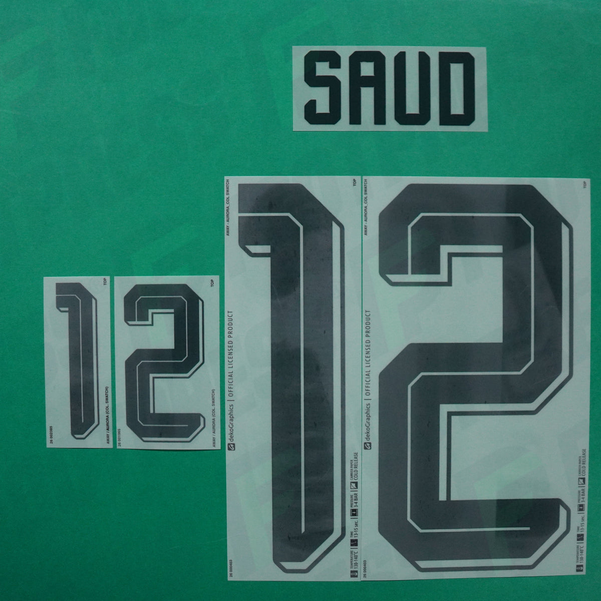 Flocage Officiel - Arabie saoudite, Saud, 2026, Away, Vert foncé