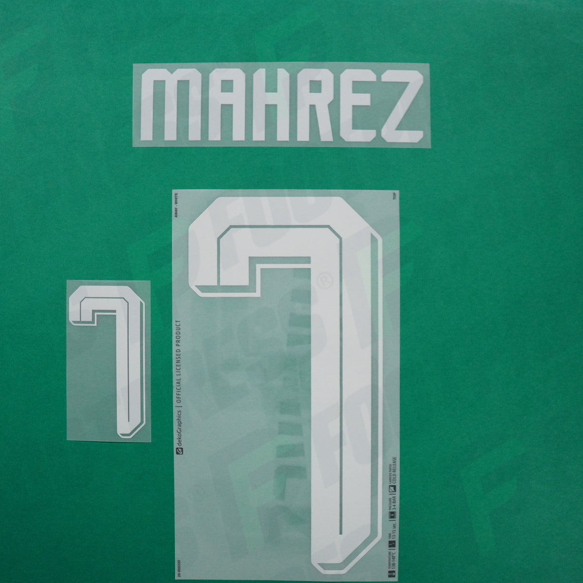 Flocage Officiel - Algérie, Mahrez, 2026, Away, Blanc