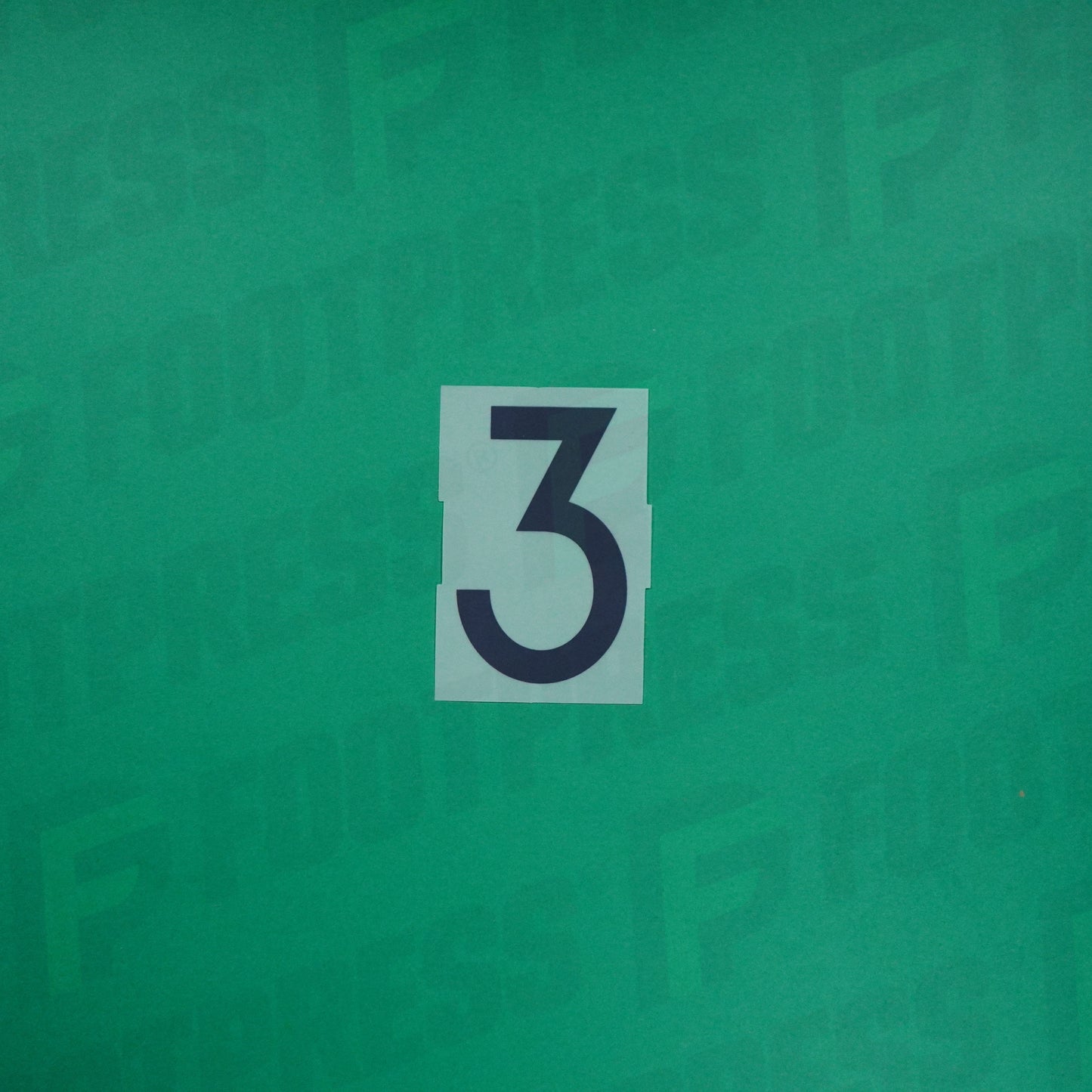 Flocado oficial - Francia 2 estrellas, Número pequeño 3, 2018, Visitante, Azul