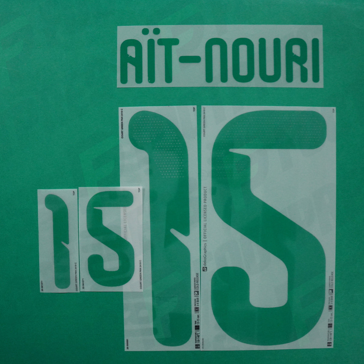 Flocage Officiel - Algérie, Aït-Nouri, 2026, Home, Vert
