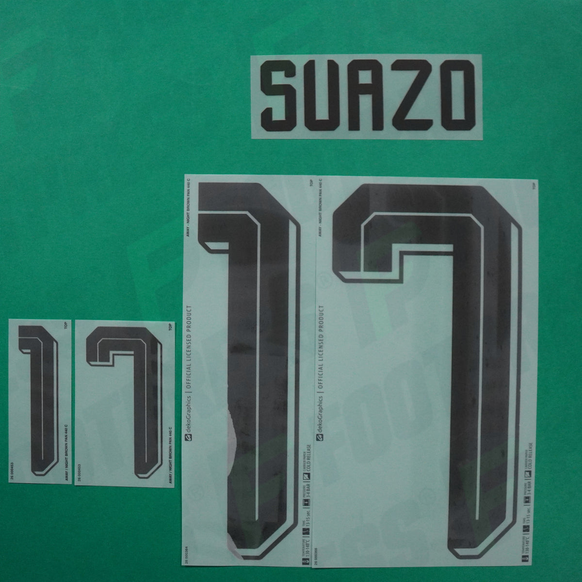 Flocage Officiel - Chili, Suazo, 2026, Away, Noir