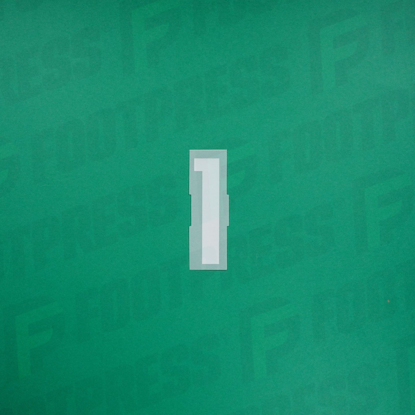 Flocage Officiel - France, Petit Chiffre 1, 2020, Home, Blanc