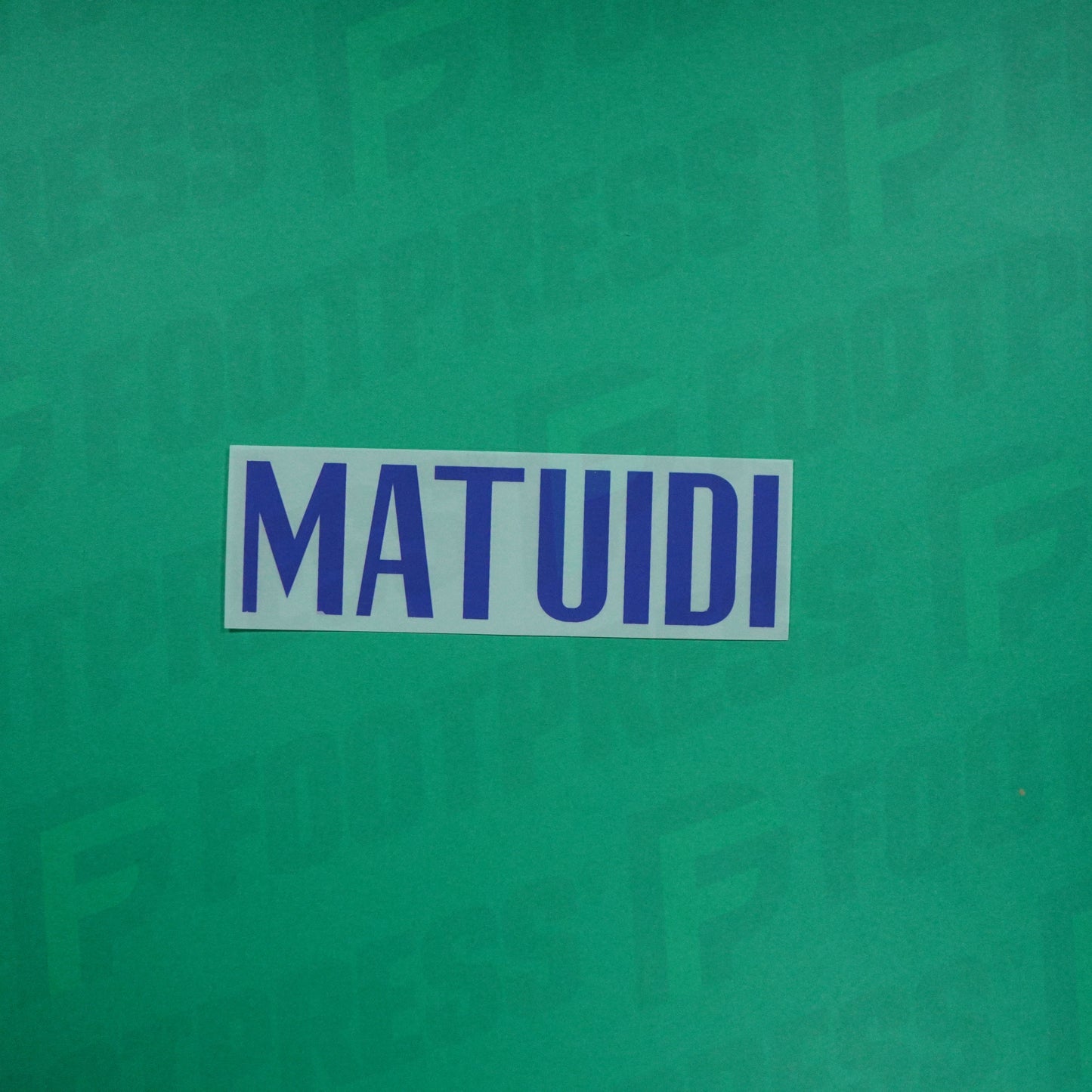 Flocage Officiel - France, Matuidi, 2020, Away, Bleu