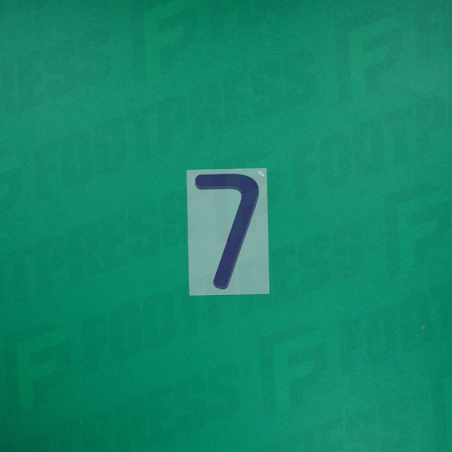 Flocado Oficial - Adidas, Pequeño Número 7, 2010, Azul