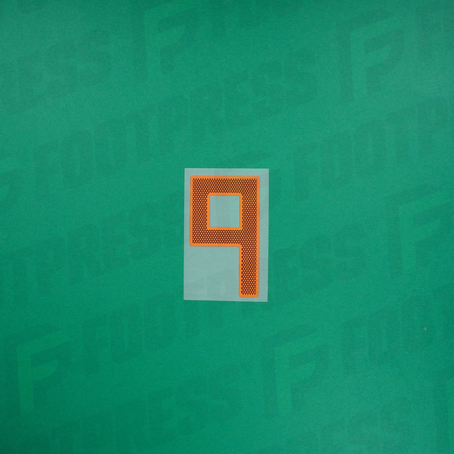 Flocage Officiel - Pays-Bas, Petit Chiffre 9, 2012, Away, Orange