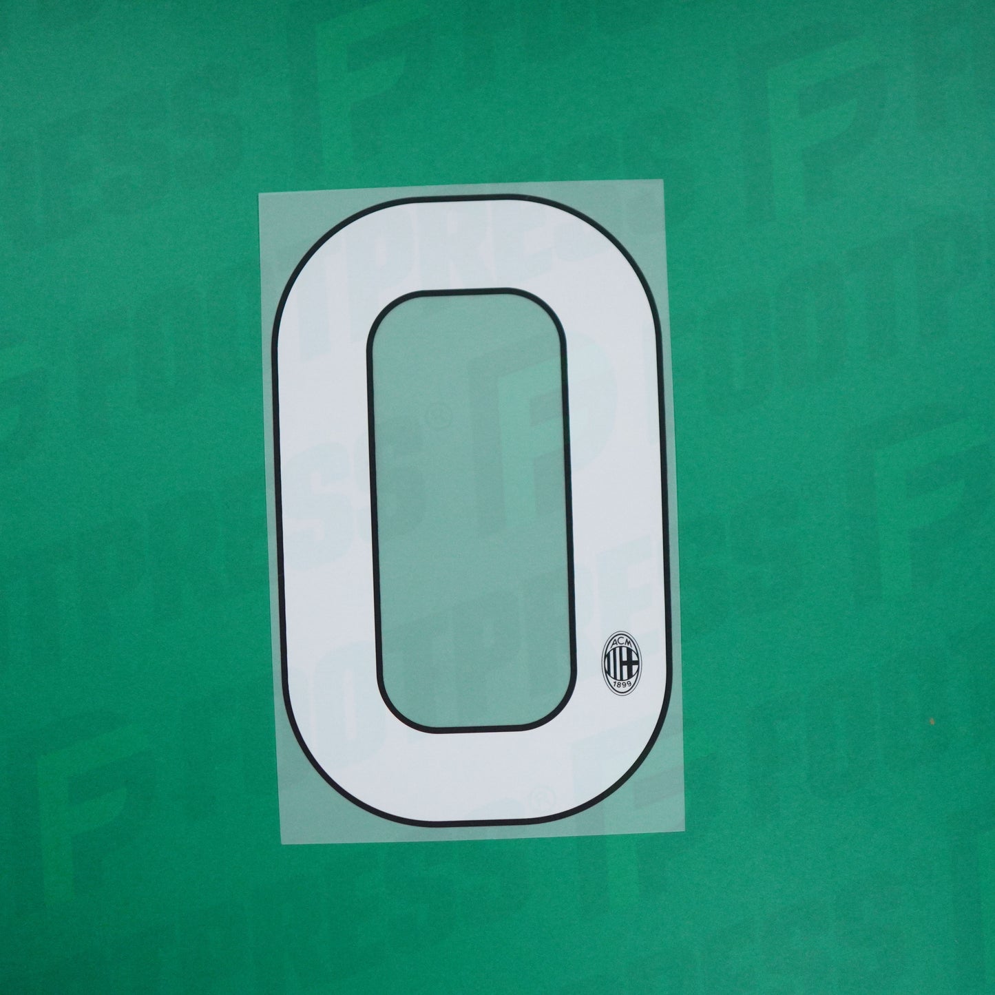 Flocage Officiel - AC Milan, Grand Chiffre 0, Home, Blanc