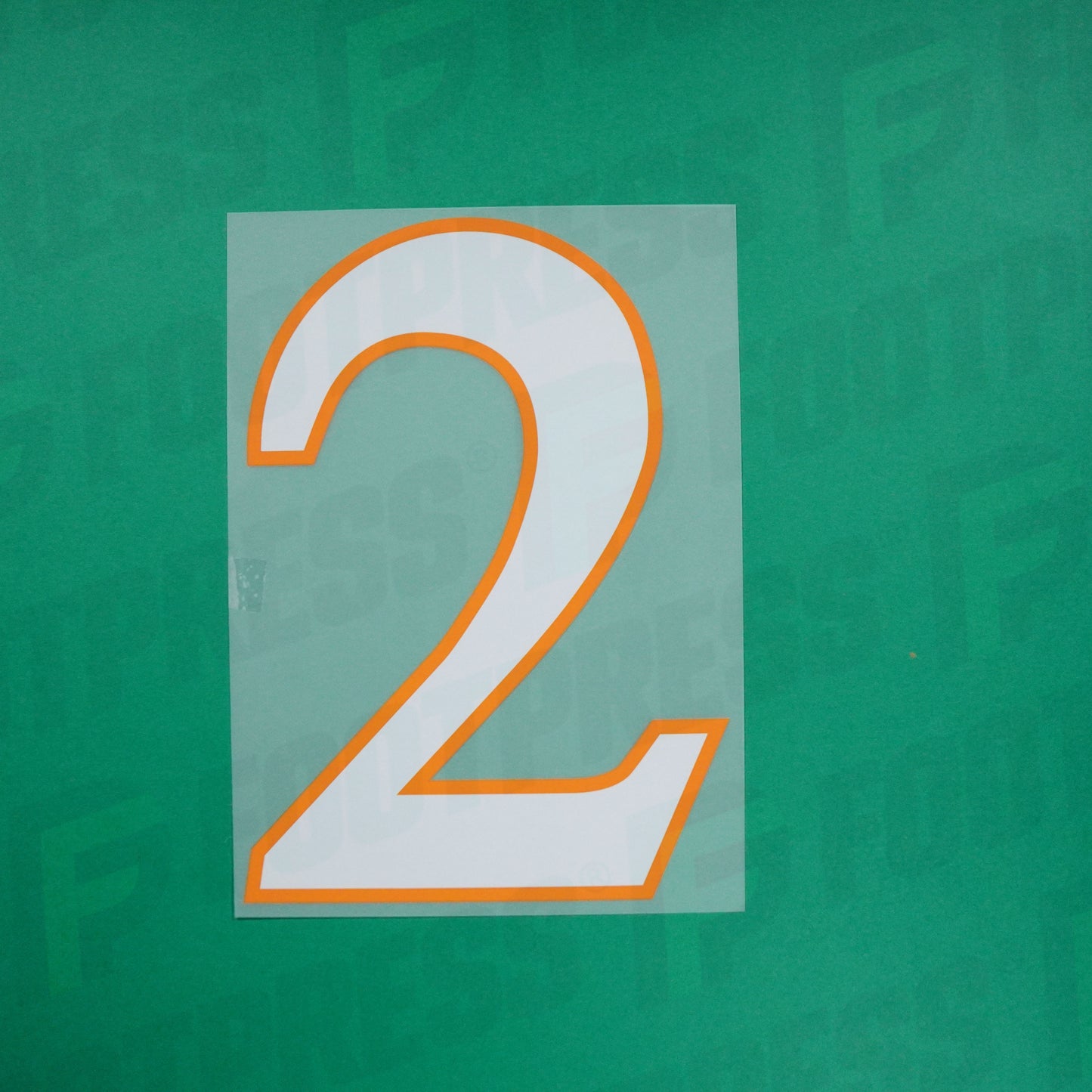 Flocado Oficial - AS Roma, Gran Número 2, Local, Blanco