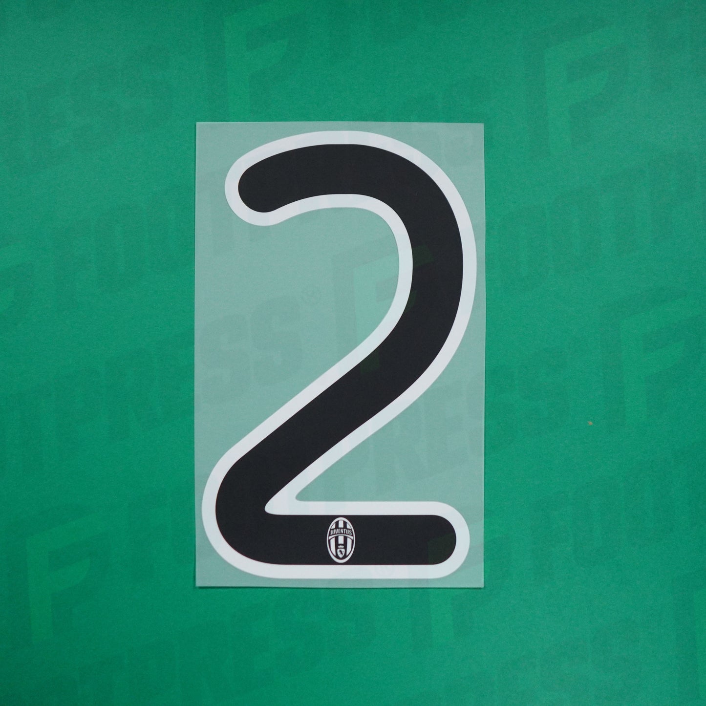 Flocado Oficial - Juventus, Gran Número 2, Local, Negro