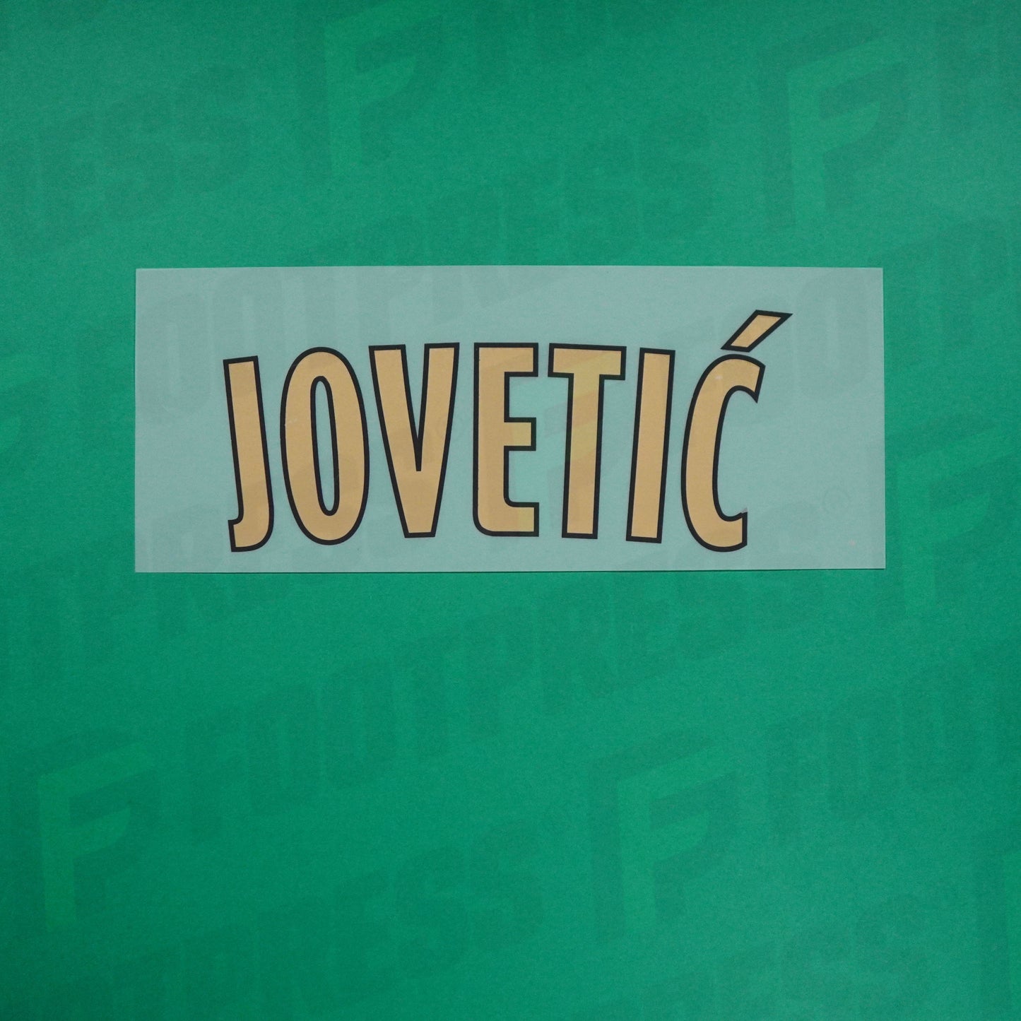 Flocage Officiel - AS Monaco, Jovetic, Crème