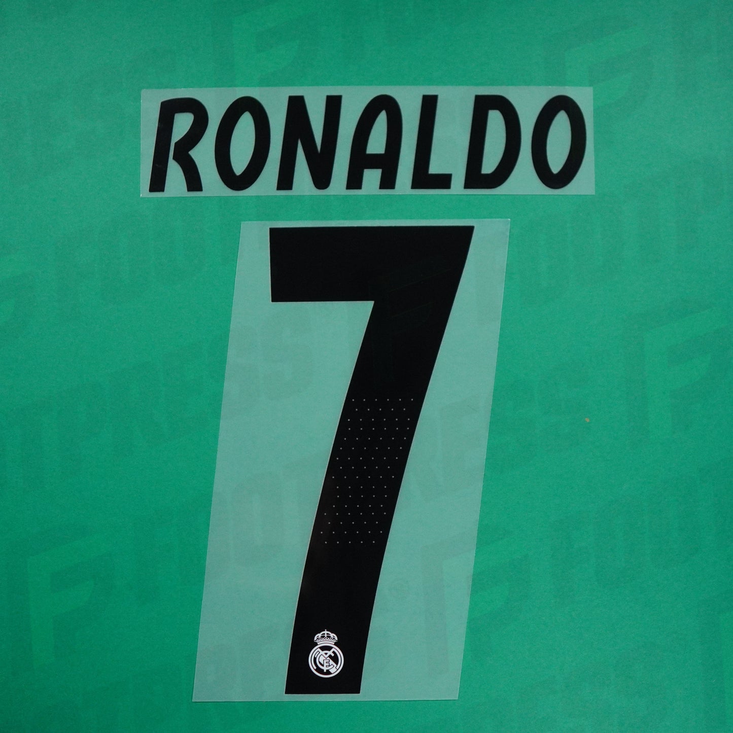 Flocage Officiel - Real Madrid, Ronaldo, 2018/2019, Home, Noir