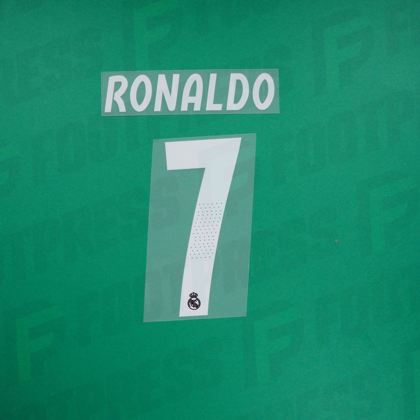 Flocage Officiel - Réal Madrid ENFANT, Ronaldo, 2018/2019, Away JUNIOR, Blanc