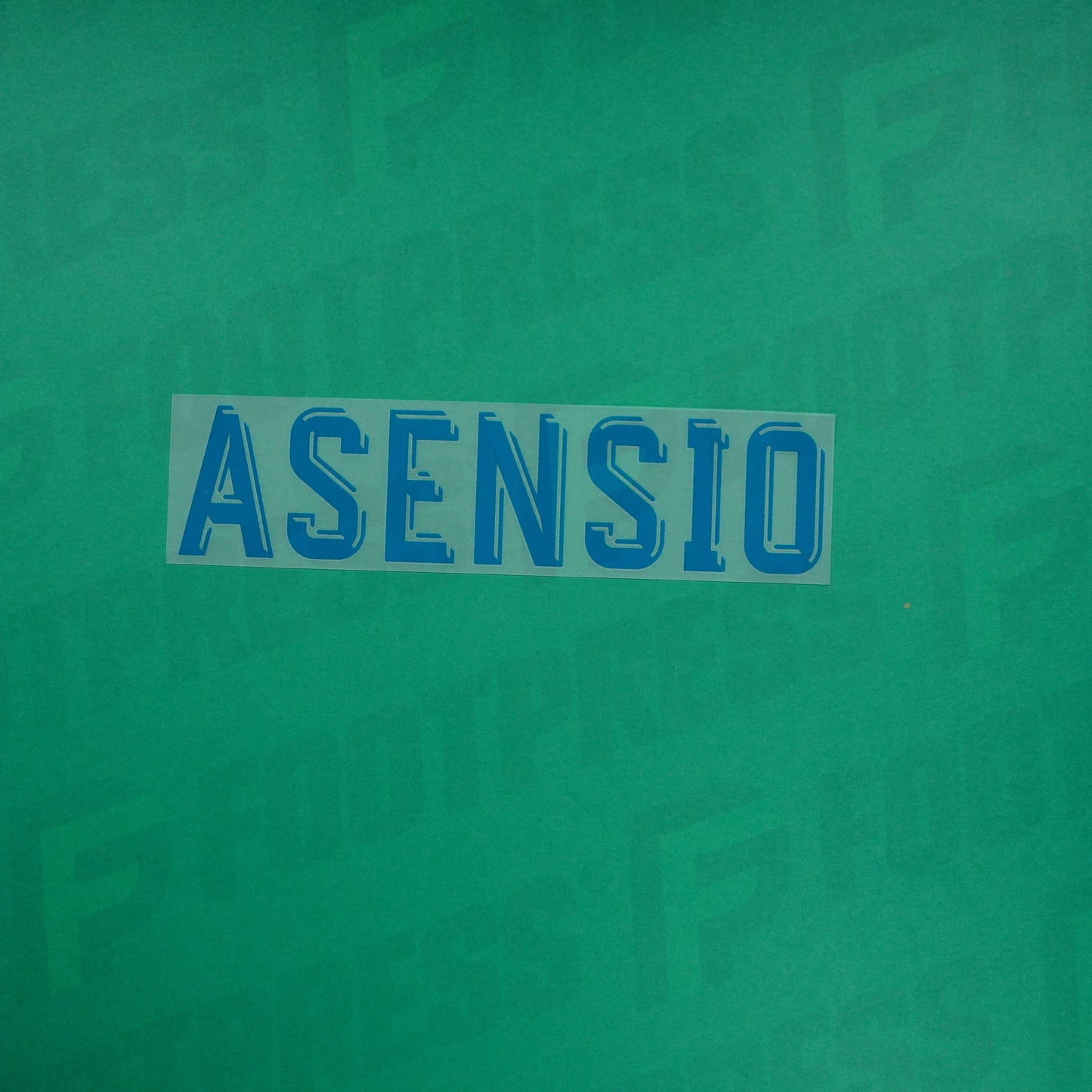 Flocado Oficial - Real Madrid, Asensio, 2017/2018, Visitante, Azul