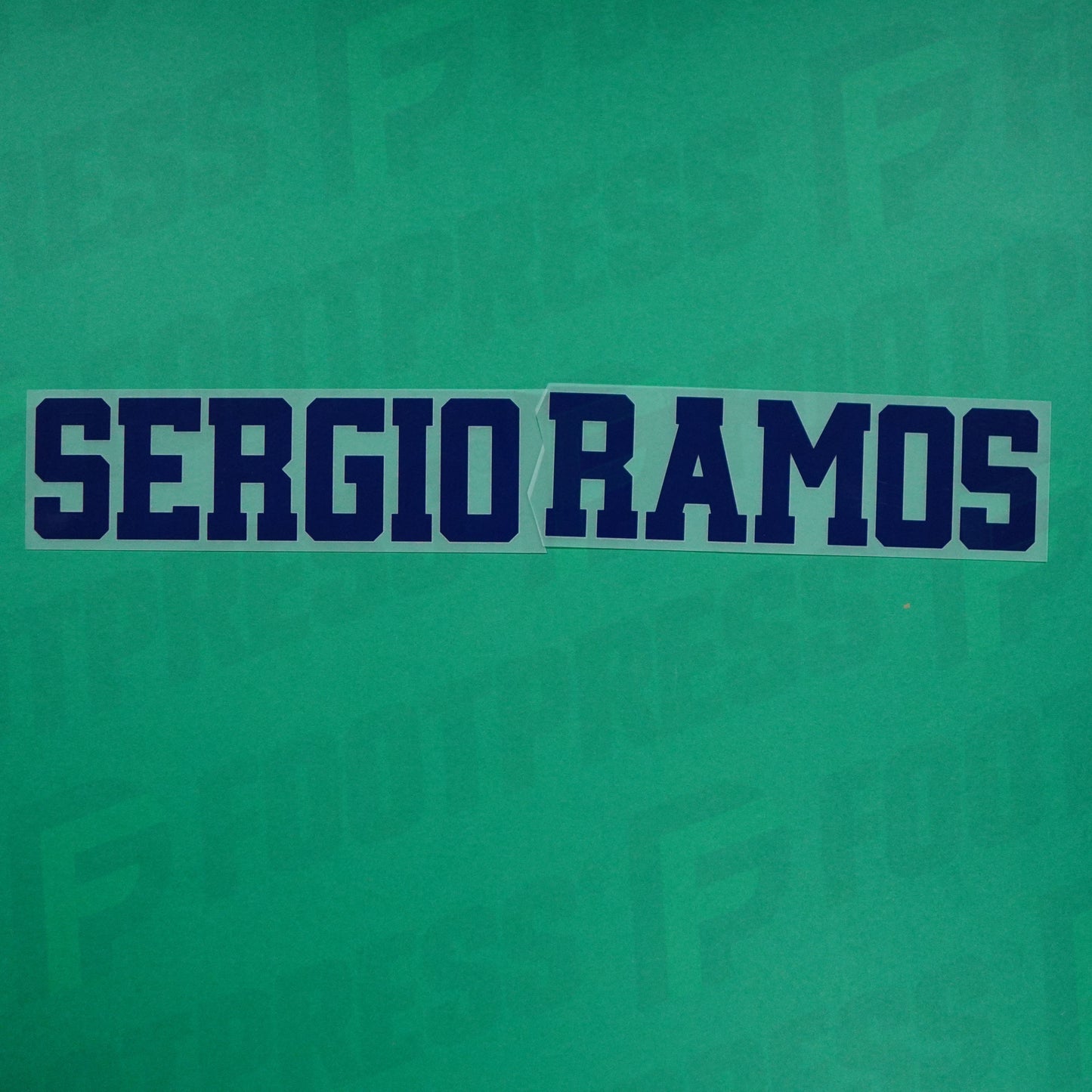 Flocado Oficial - Real Madrid, Sergio Ramos, 2019/2020, Visitante, Azul