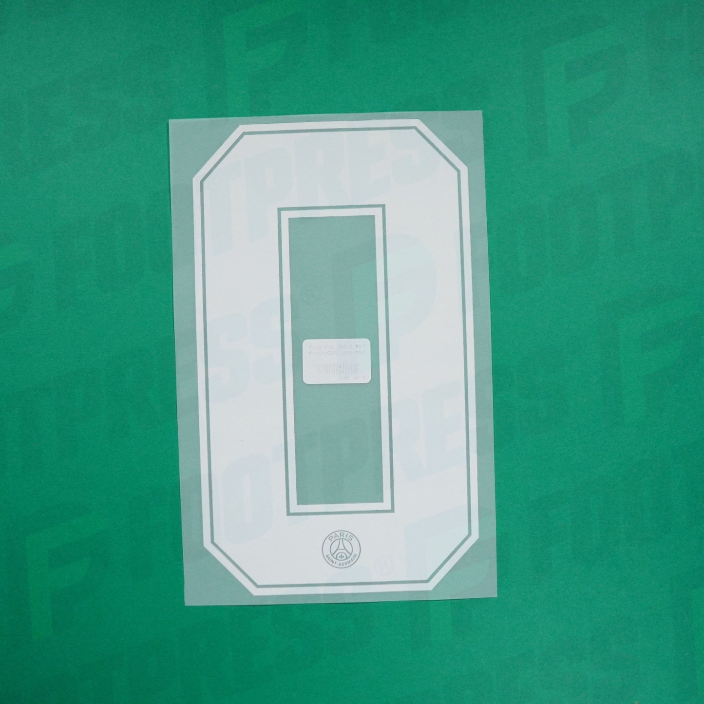 Flocado Oficial - Paris Saint-Germain, Número Grande 0, 2018/2019, Tercera, Blanco