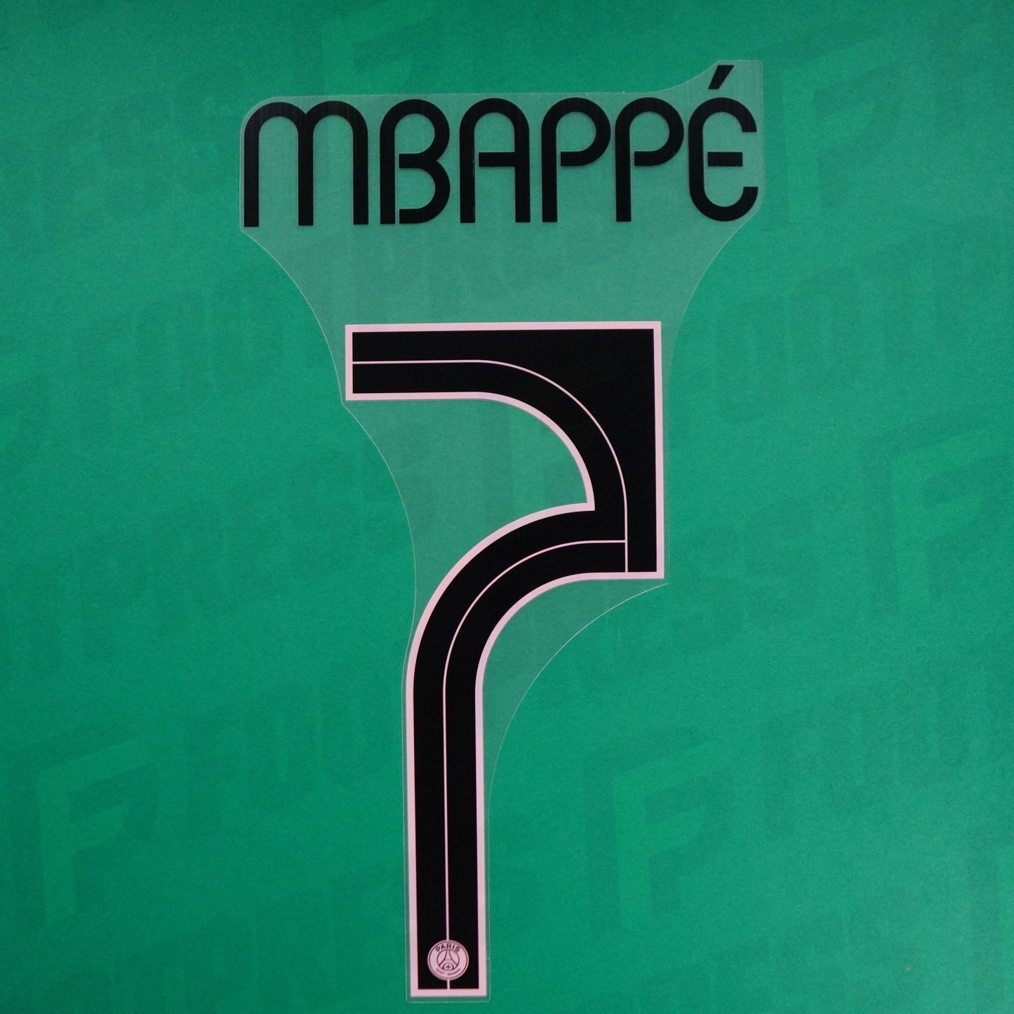 Flocage Officiel - Paris Saint-Germain, Mbappé, 2021/2022, Away LDC, Noir/Rose (PSG)