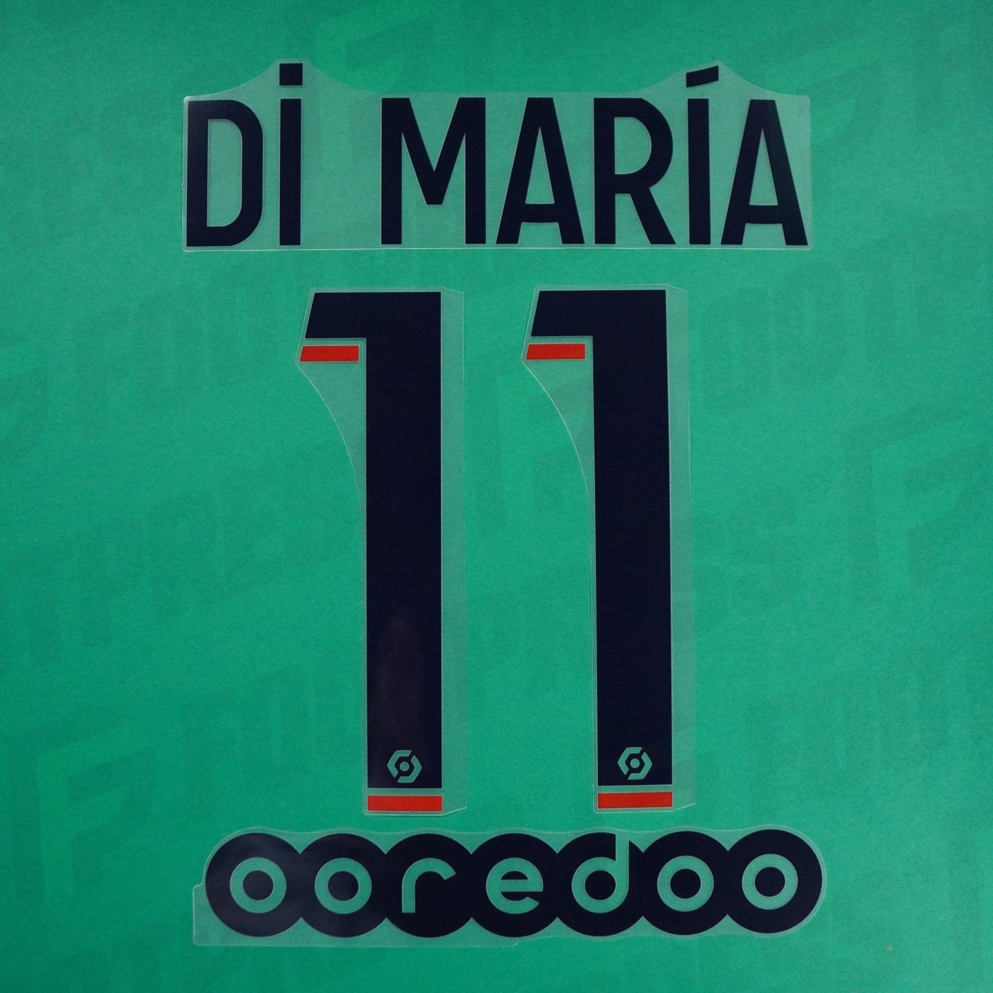 Flocado Oficial - Paris Saint-Germain, Di Maria, 2021/2022, Cuarta Ligue 1, Azul Oscuro / Blanco (PSG)