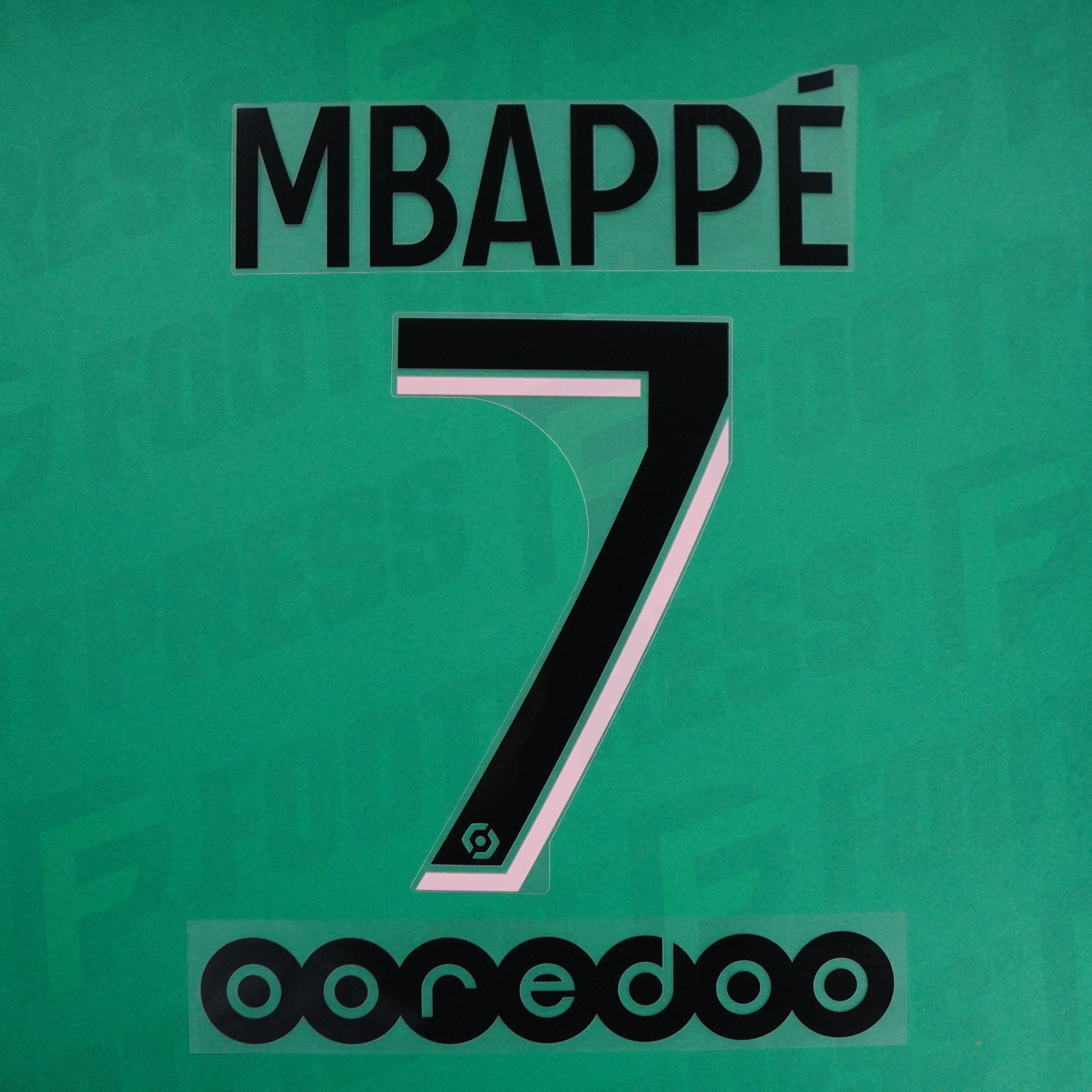 Mbappé 7 Paris Saint-Germain (PSG) 21/22 Away Jersey Mbappé 7 Paris Saint-Germain (PSG) 21/22 Away Jersey