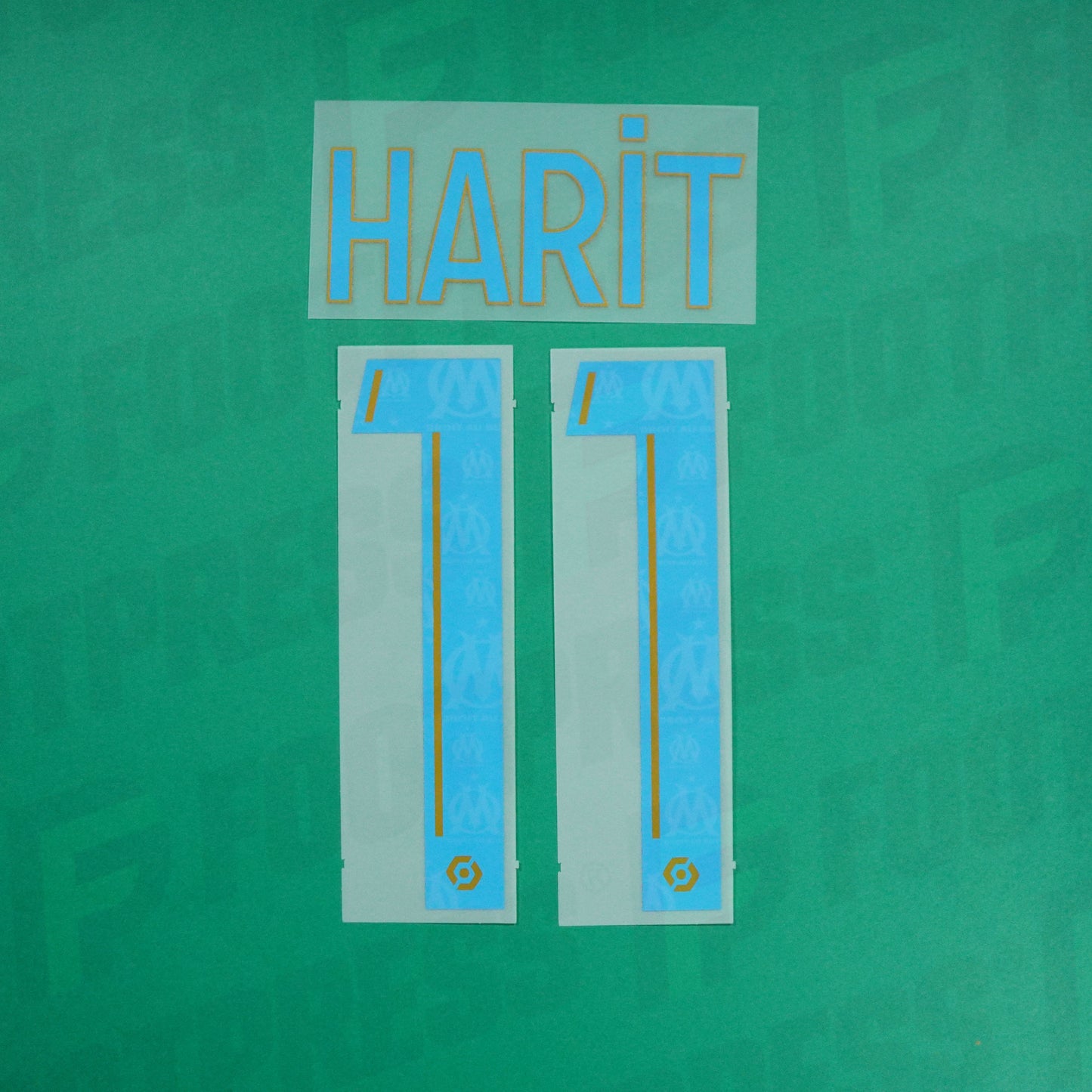 Flocage Officiel - Olympique de Marseille, Harit, 2023/2024, Home, Bleu