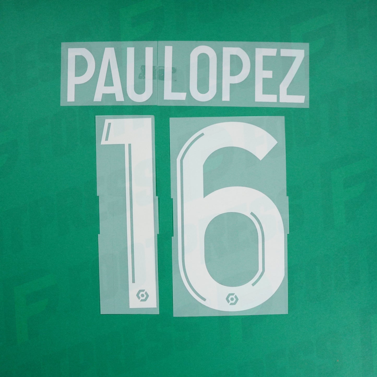 Flocado oficial - Olympique de Marseille, Pau Lopez, 2022/2023, Local, Blanco (OM)