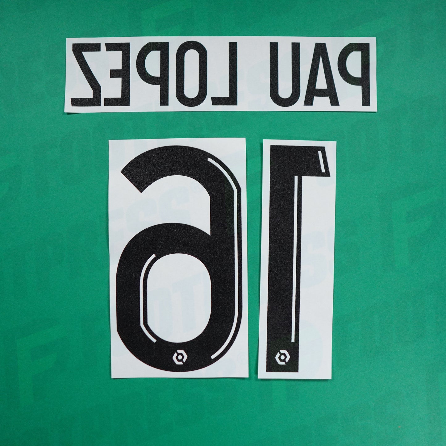 Flocado oficial - Olympique de Marseille, Pau Lopez, 2022/2023, Local, Negro (OM)