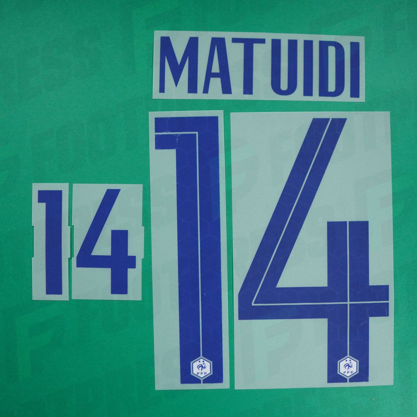 Official Nameset - France, Matuidi, 2020, Away, Blue