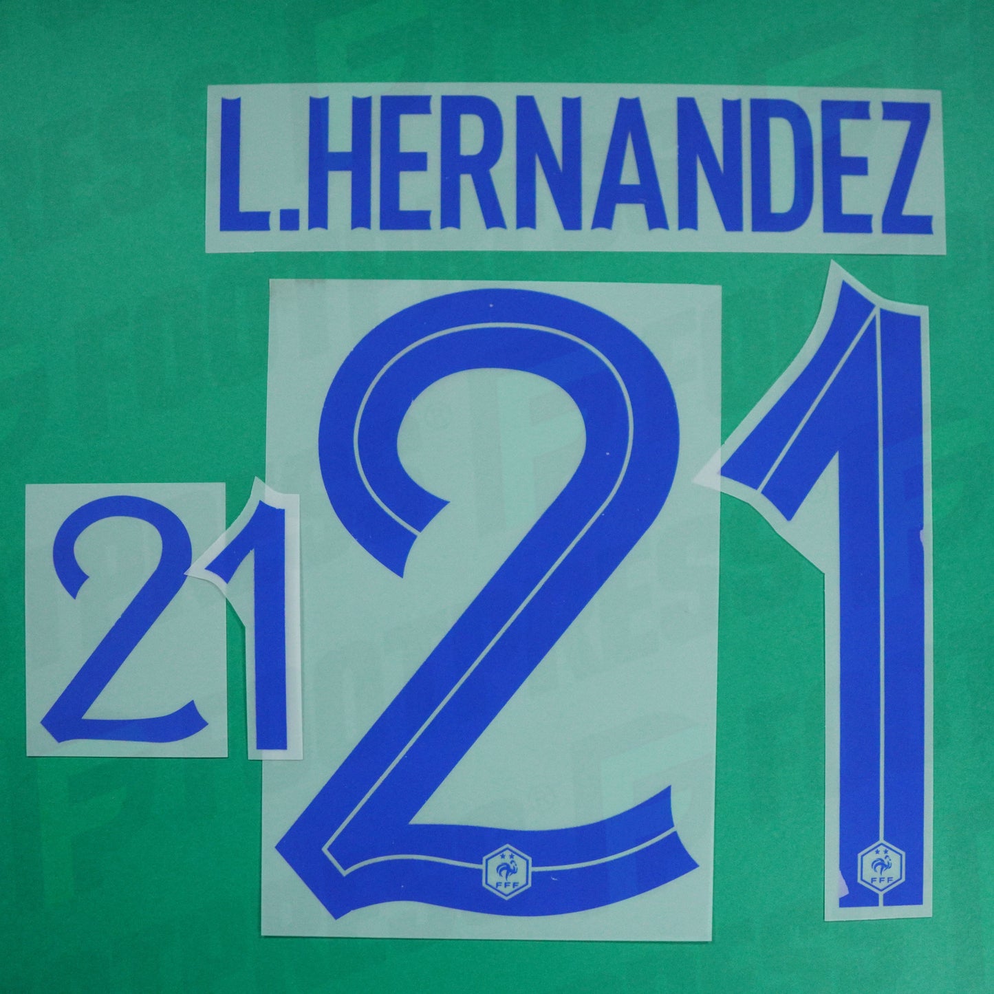 Flocage Officiel - France, Lucas Hernandez, 2022, Away, Bleu