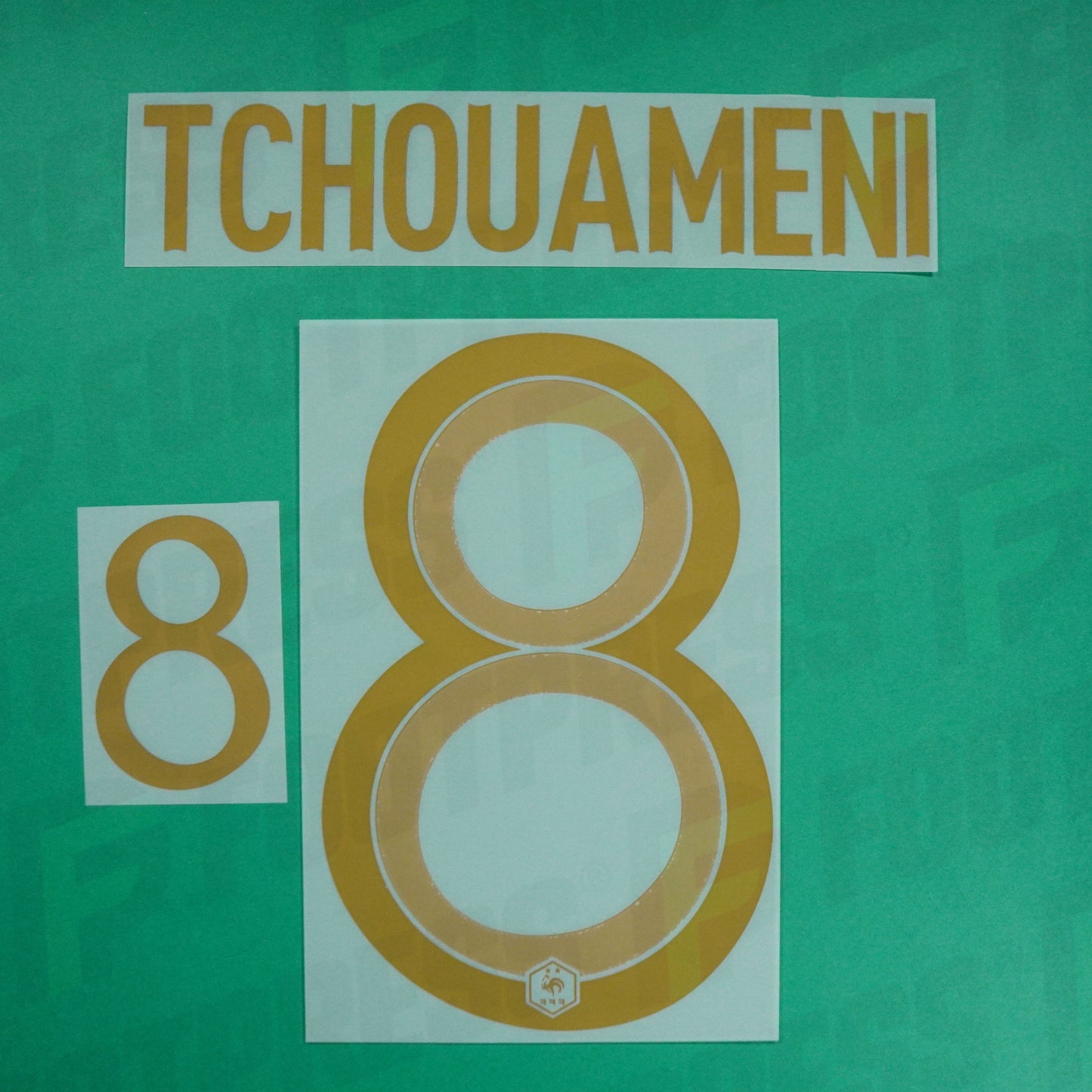 Official Nameset - France, Tchouaméni, 2022, Home, Golden