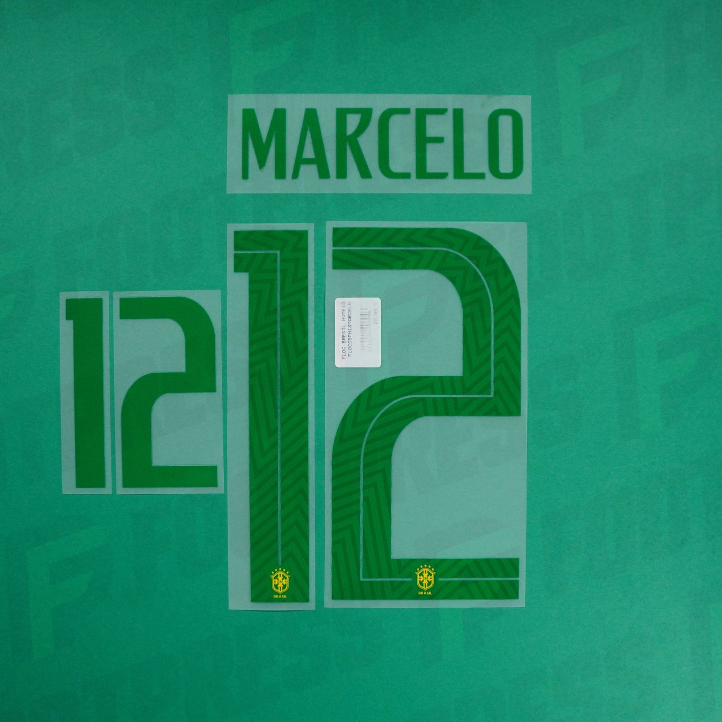 Flocage Officiel - Brésil ENFANT, Marcelo, WC 2018, Home JUNIOR, Vert