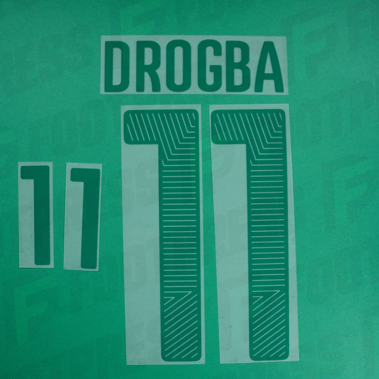 Flocage Officiel - Côte d'Ivoire, Drogba , 2014/2016, Third, Vert